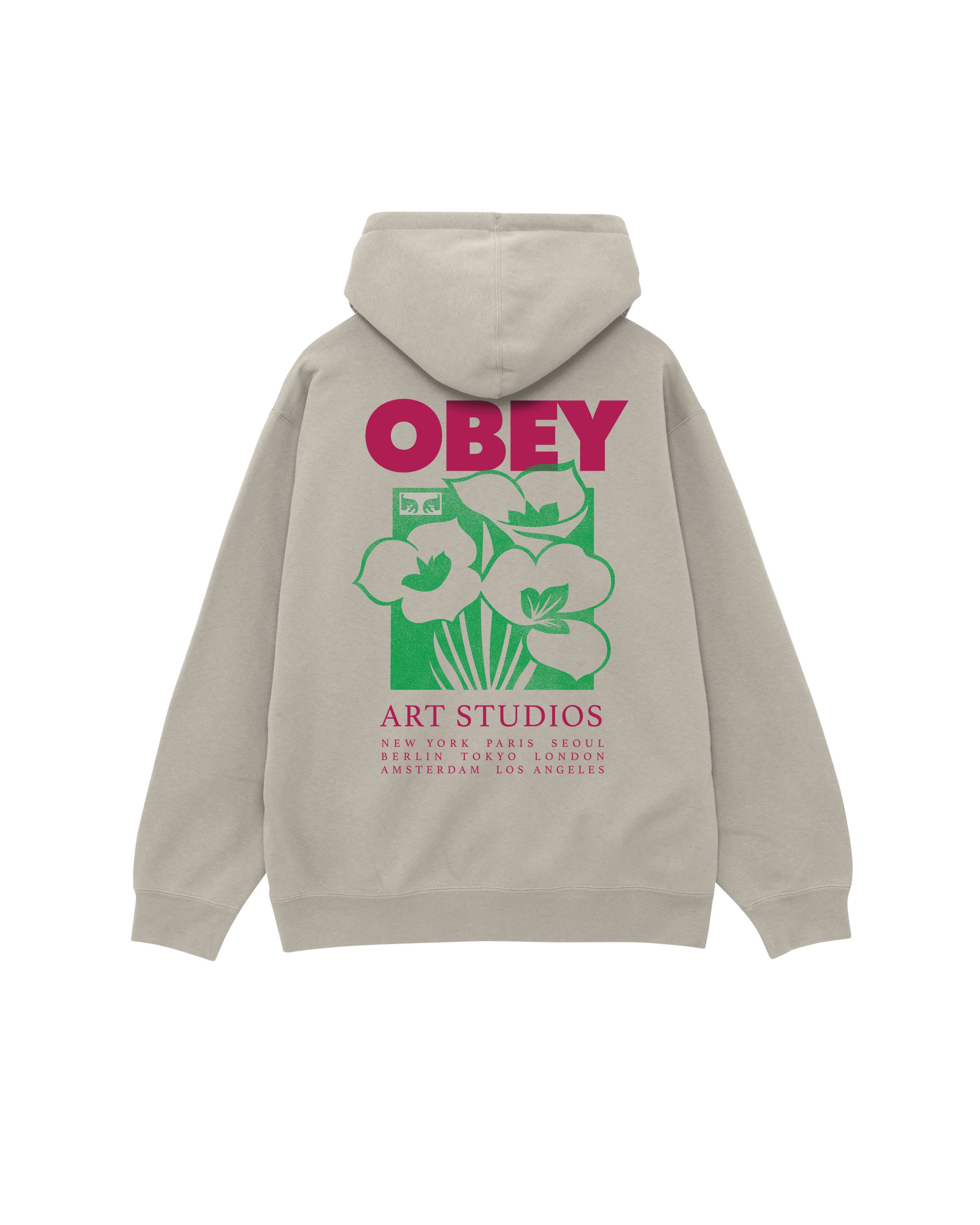 ART STUDIO FLOWERS PREMIUM PULLOVER (zoomed)