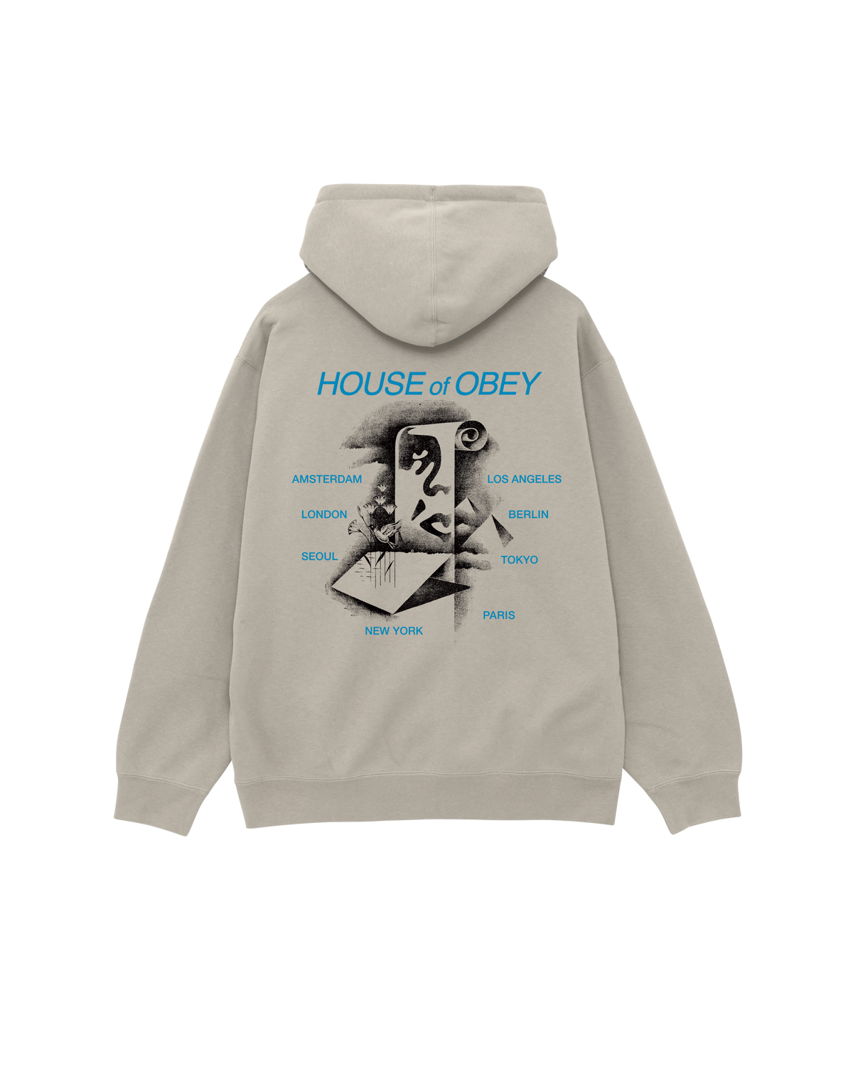 PYRAMID SCROLL PULLOVER HOOD