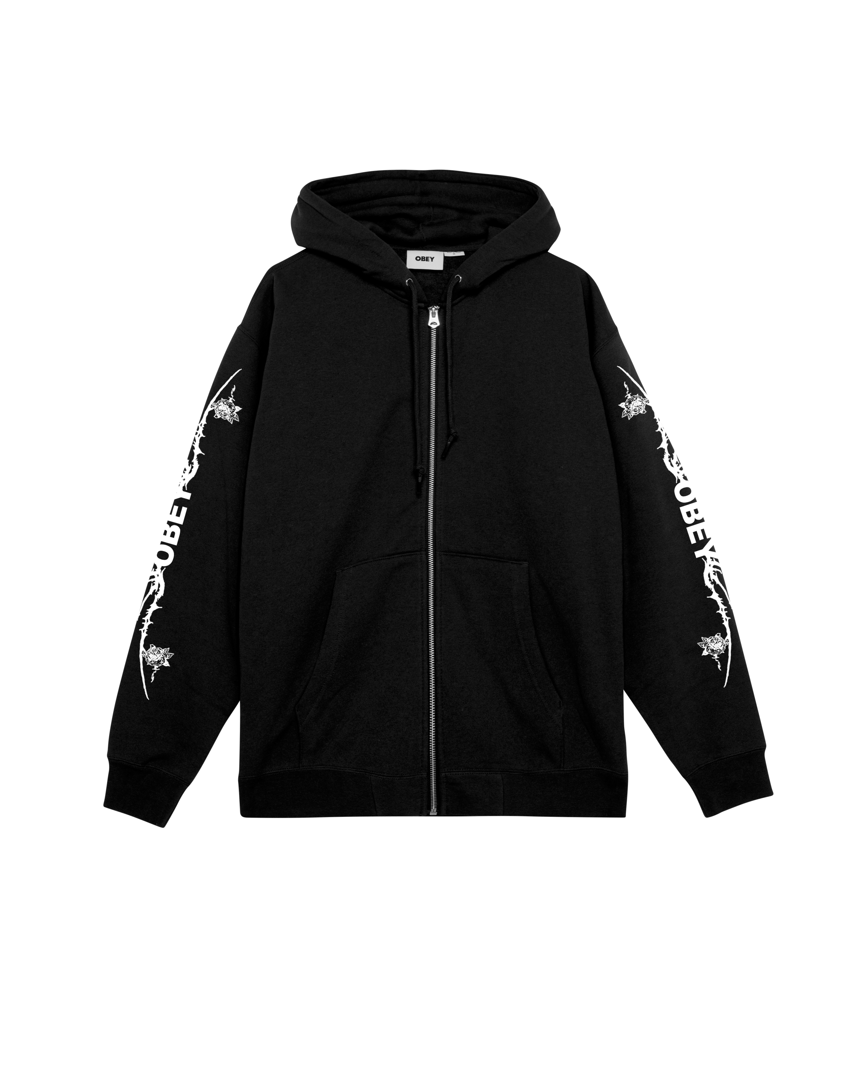 TRIBAL ROSE ZIP HOOD – OBEY CLOTHING