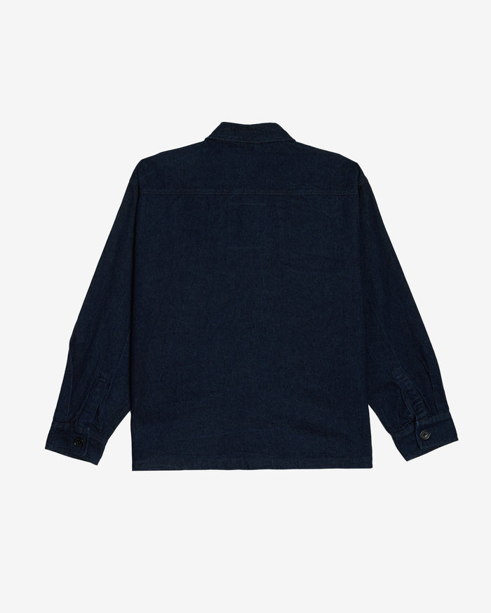 obey winston shirt jacket rinse