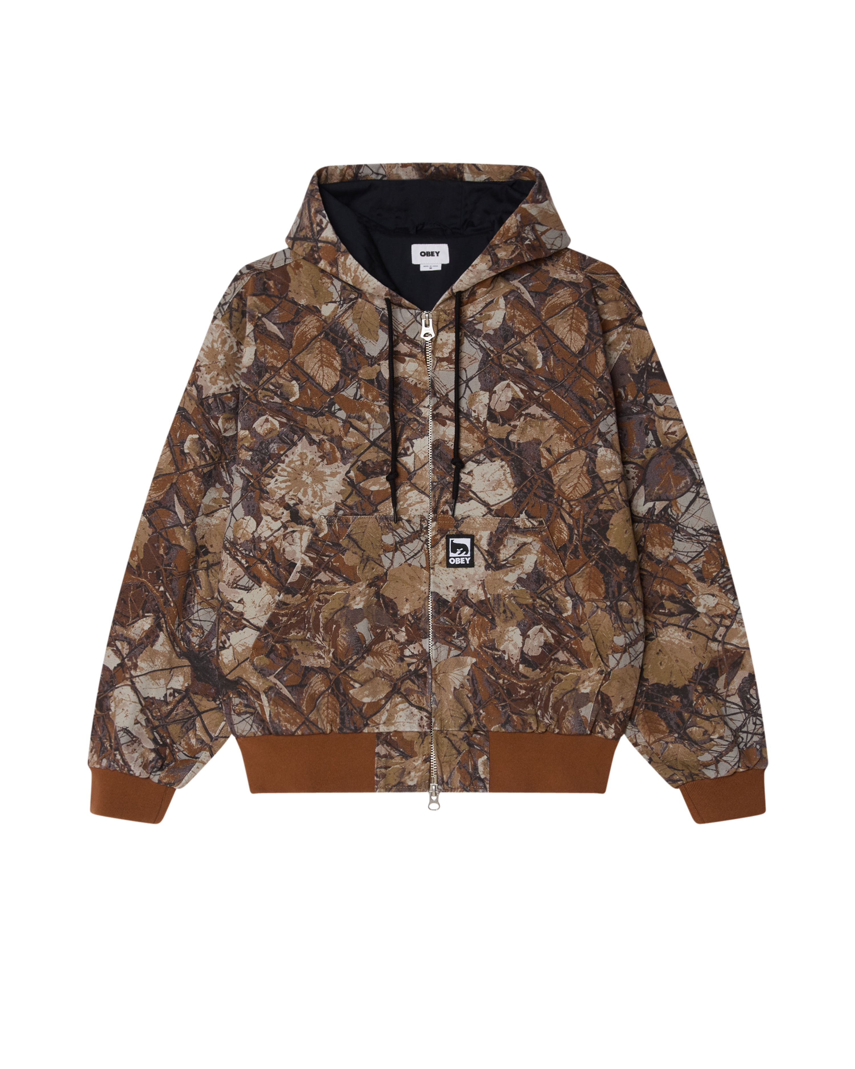 GLEN ZIP UP JACKET – OBEY CLOTHING GLEN ZIP UP JACKET – OBEY CLOTHING