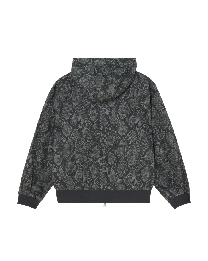 obey-glen-zip-up-jacket-grey-snake - alternate view