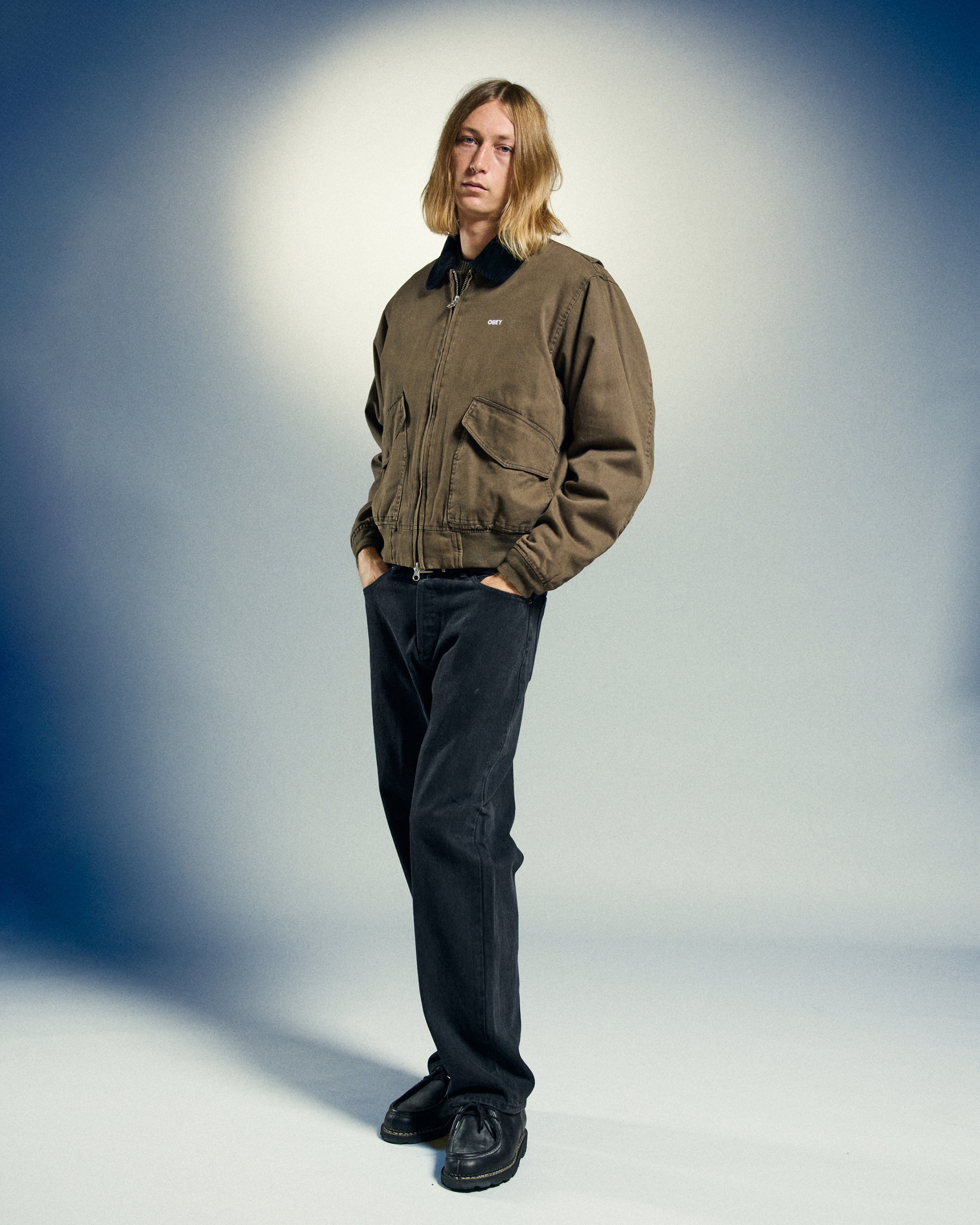 FADE WASH CWU JACKET (zoomed)