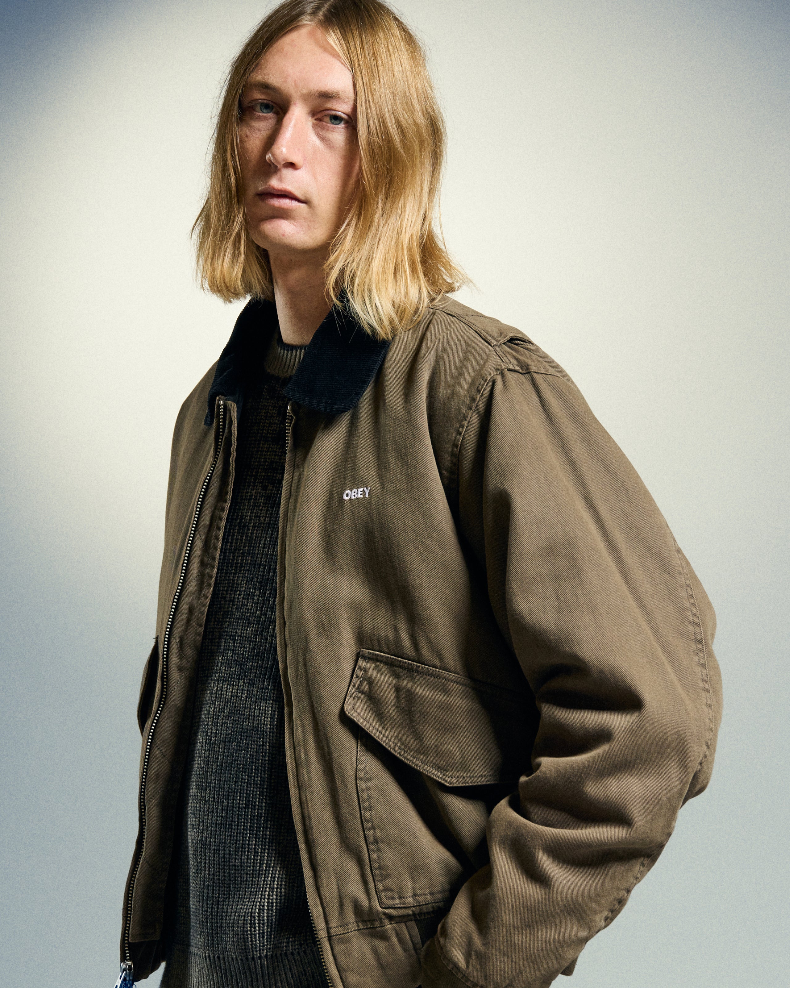 FADE WASH CWU JACKET (zoomed)