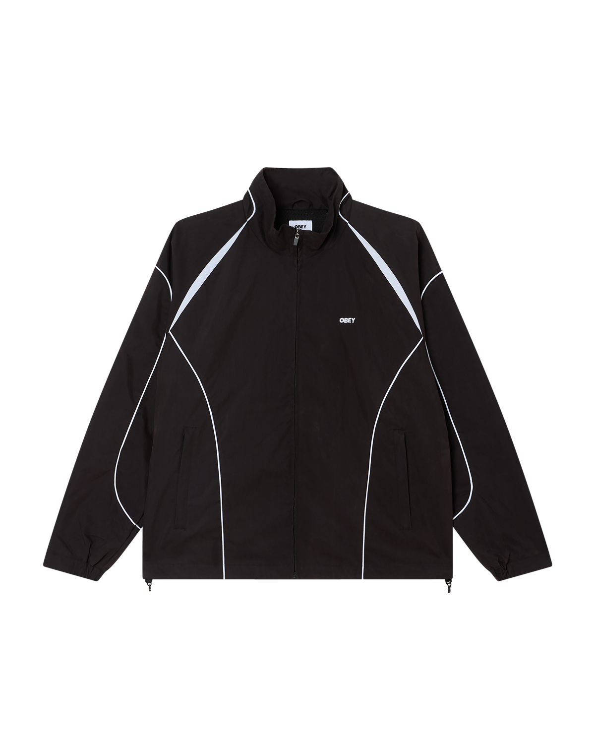 obey practice windbreaker black
