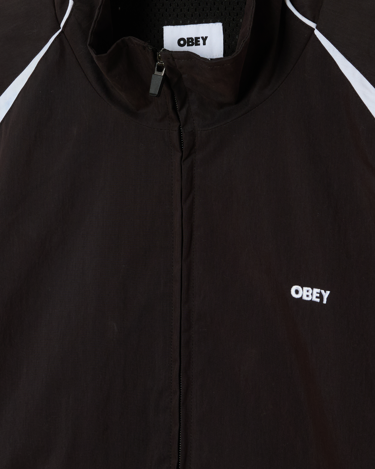obey practice windbreaker black