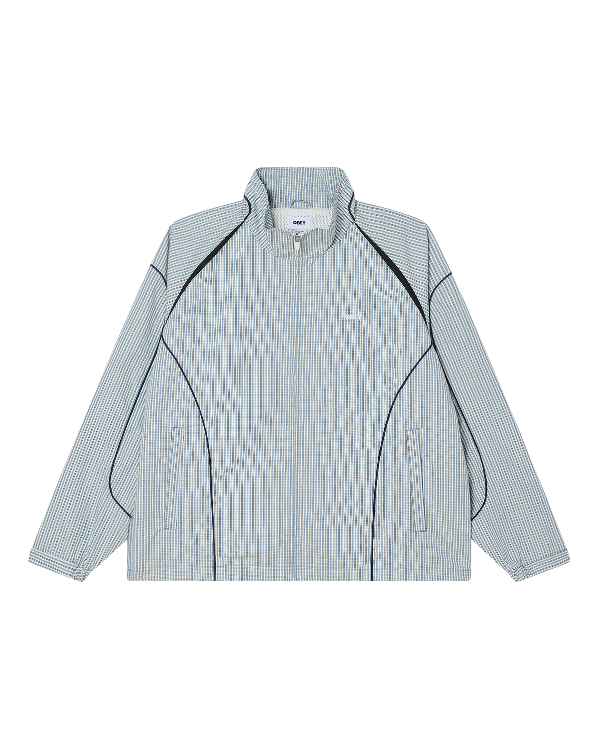 obey practice windbreaker plaid multi (zoomed)
