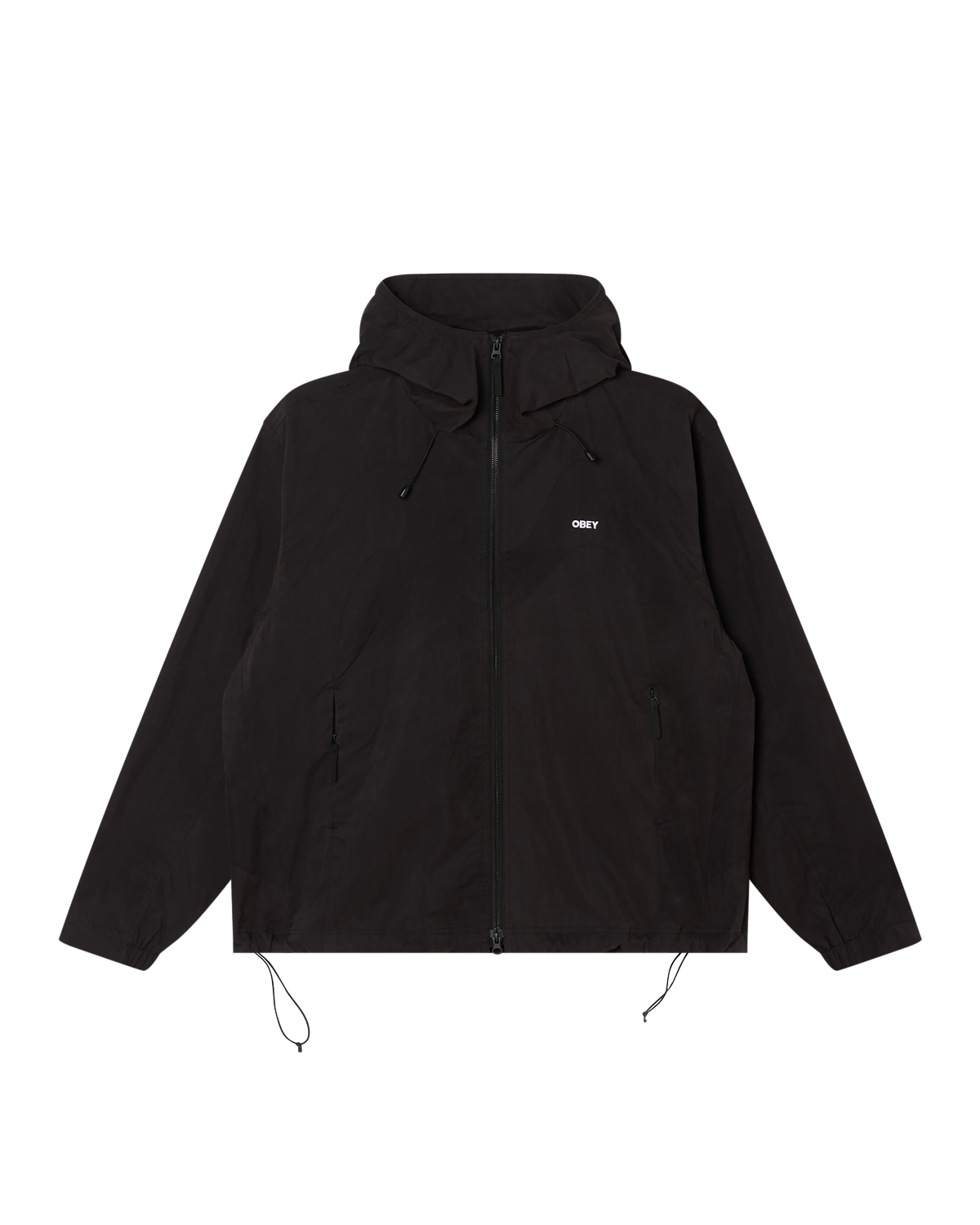 obey sota shell jacket black (zoomed)