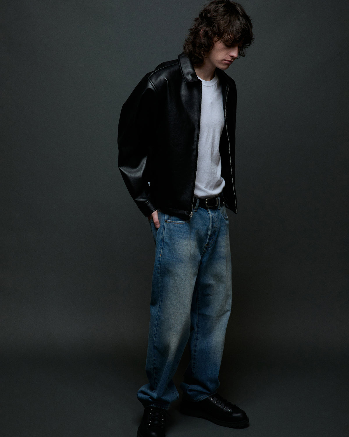 WORKMAN PU JACKET (zoomed)