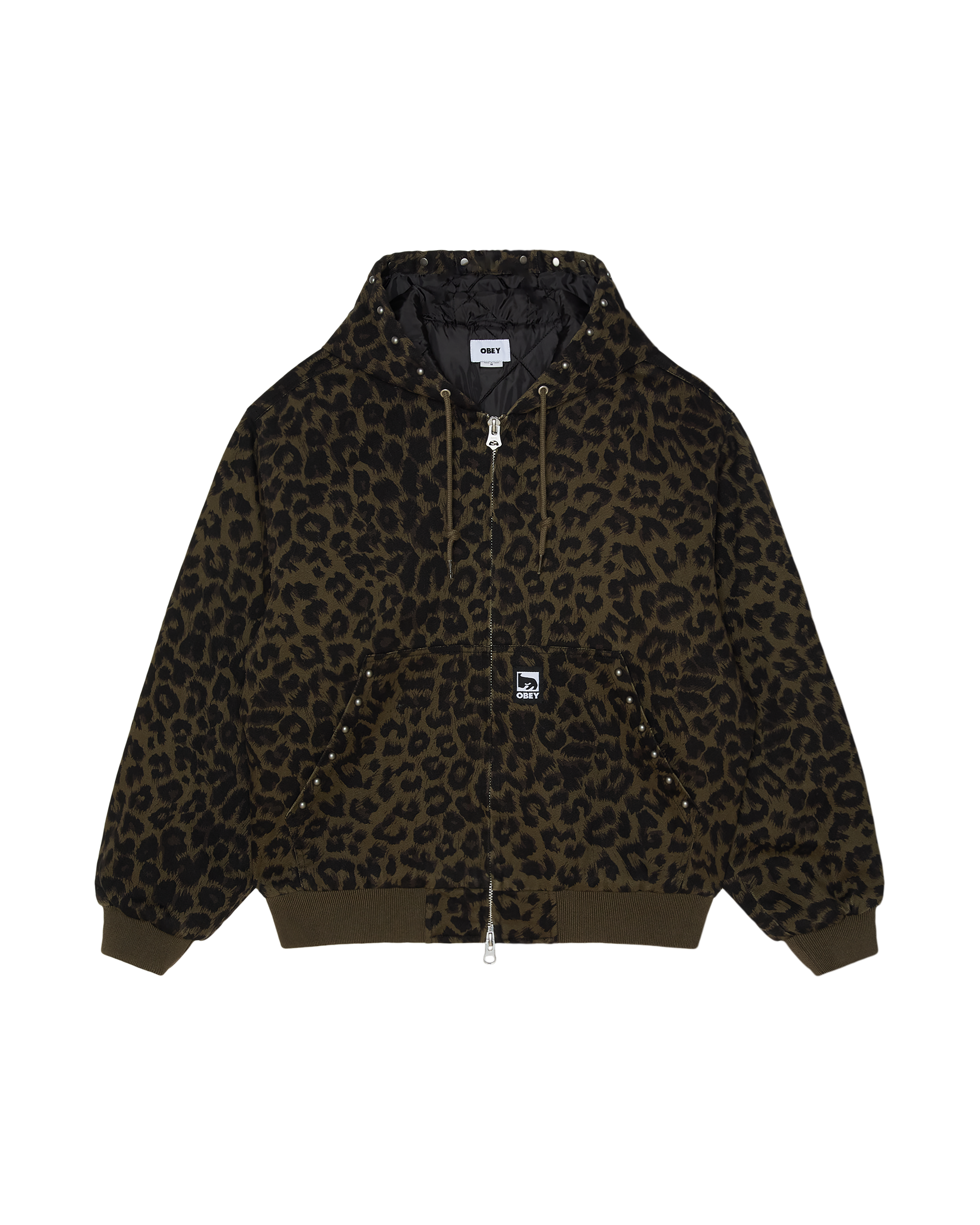 STUDDED ZIP UP JACKET – OBEY CLOTHING