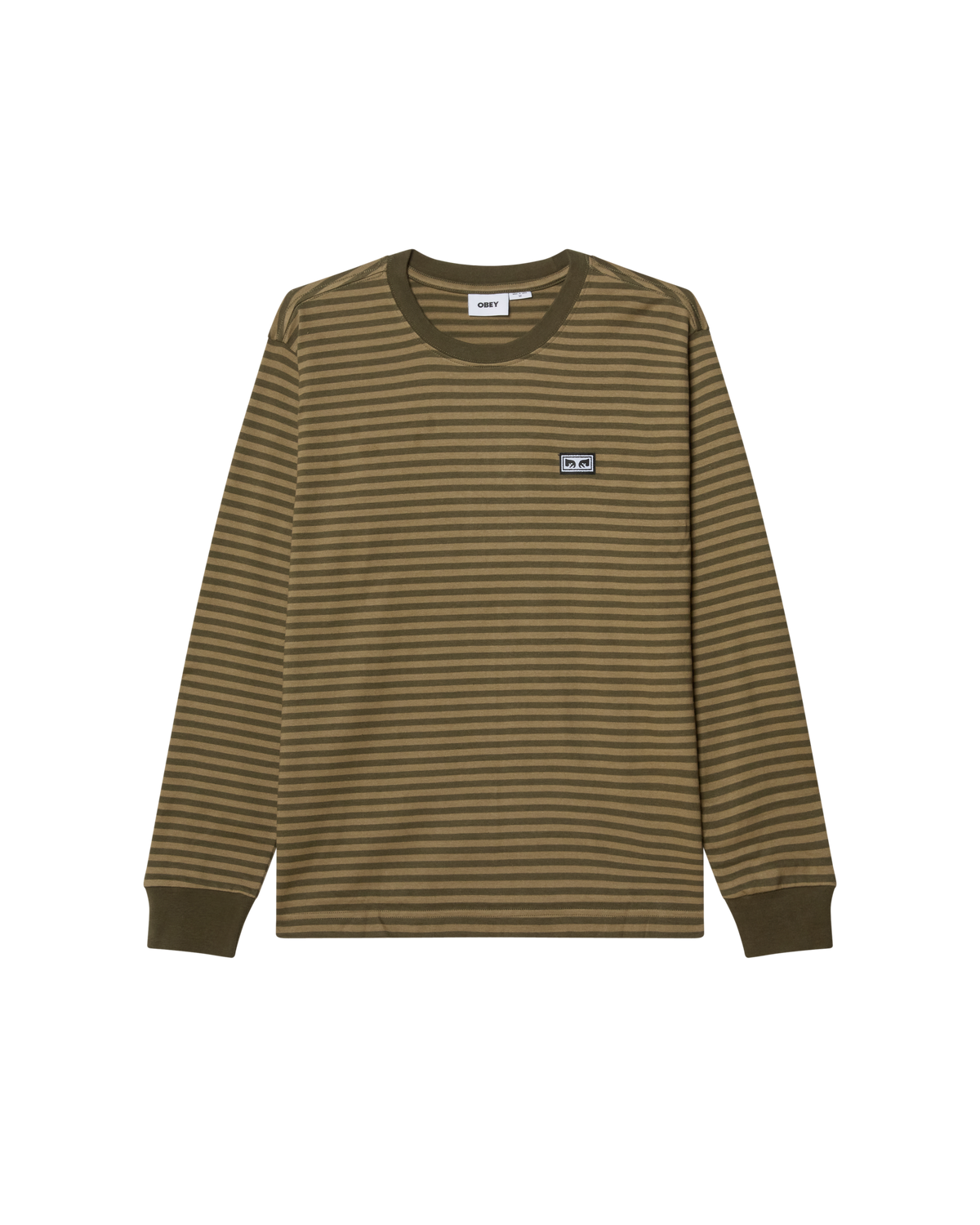 EST. WORKS EYES LS STRIPE SHIRT