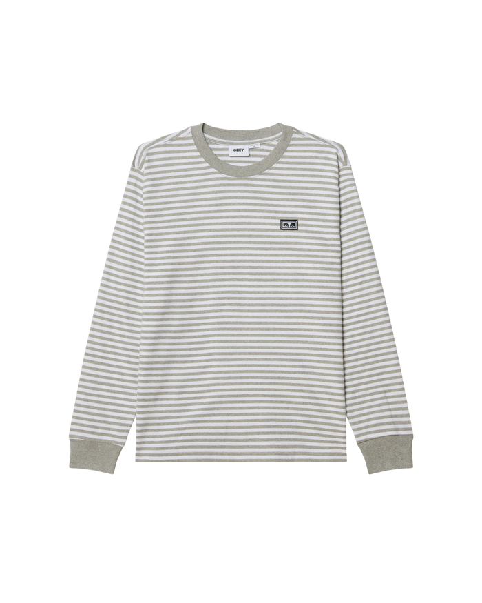 EST. WORKS EYES LS STRIPE SHIRT