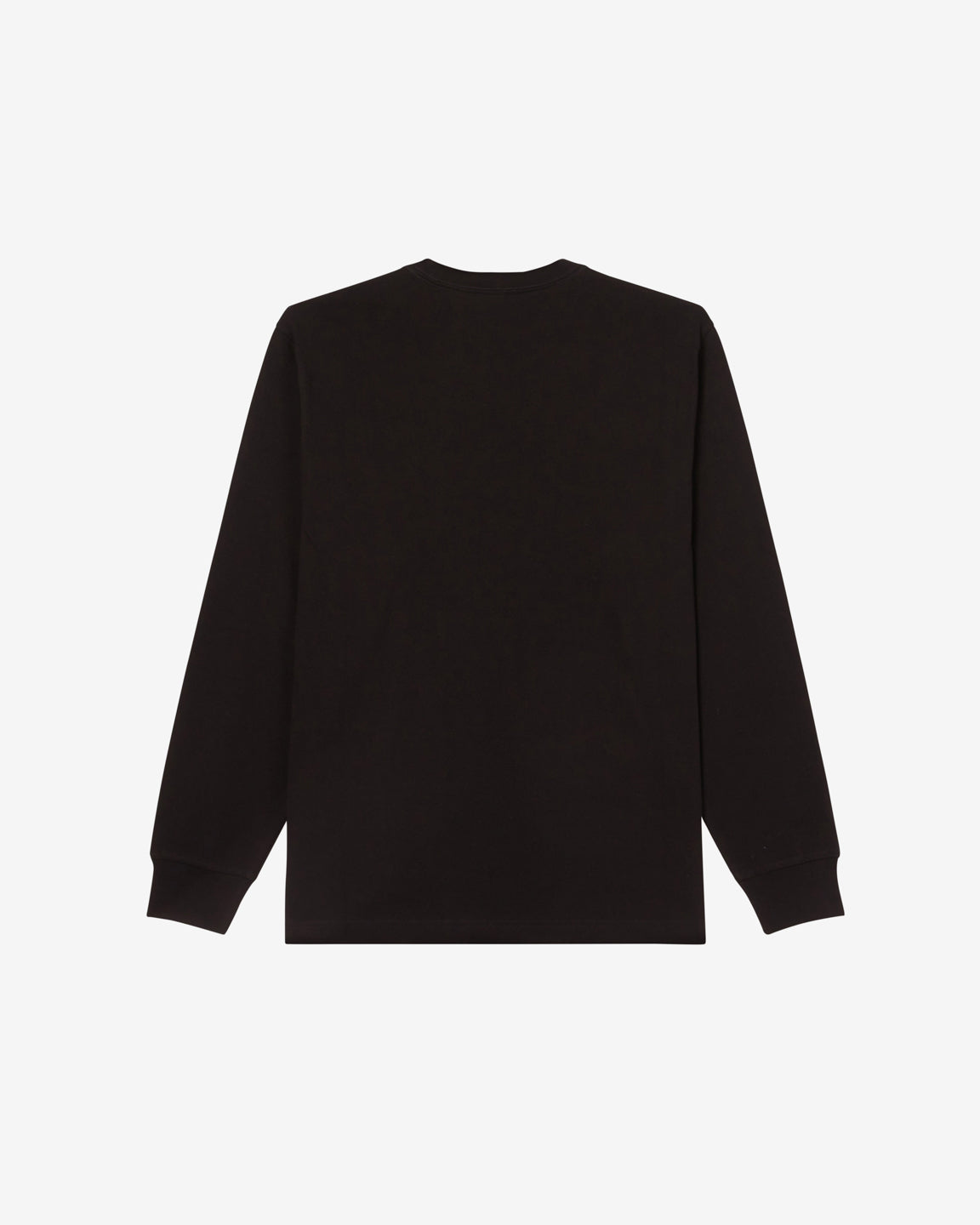 obey est works bold ls t shirt black (zoomed)