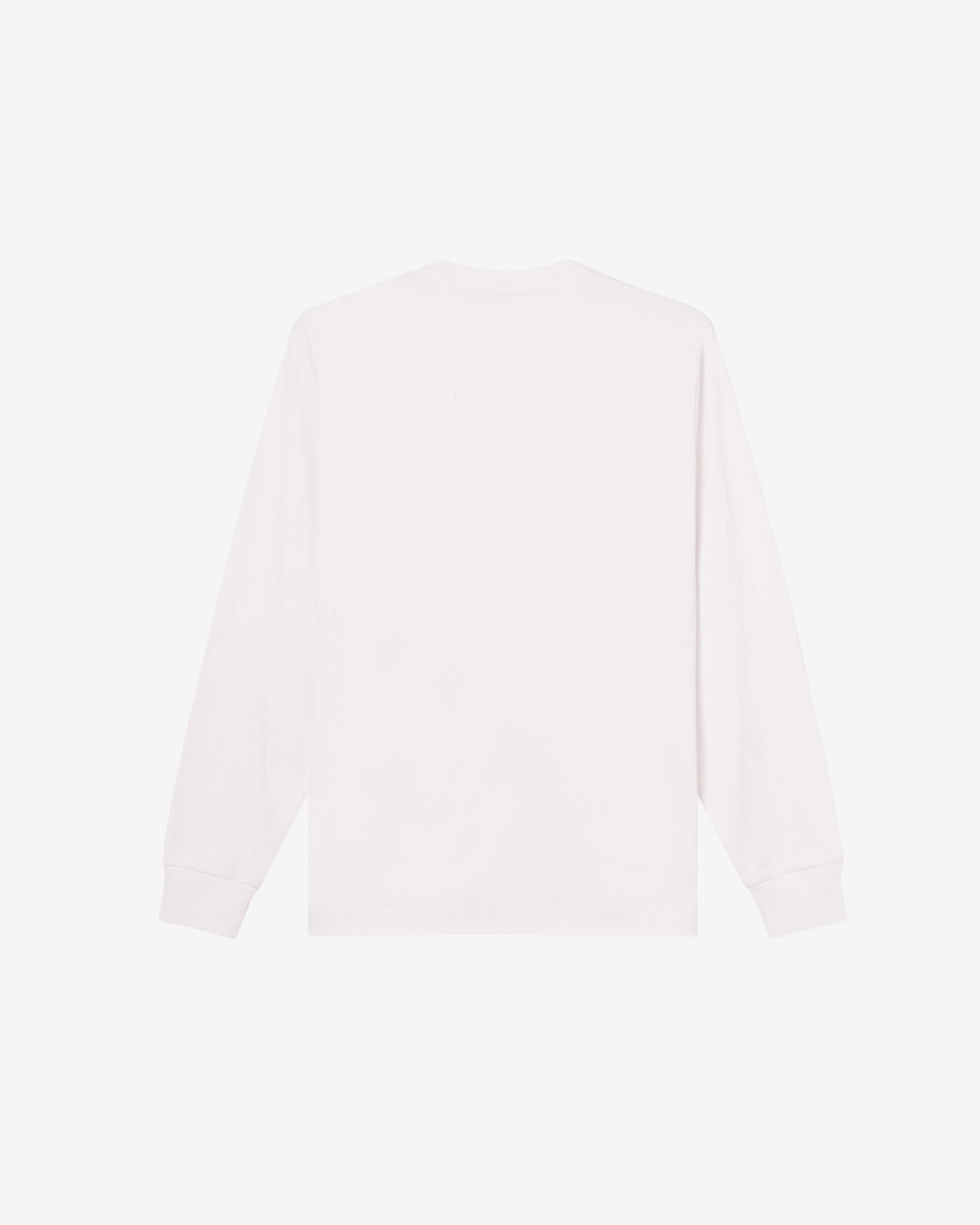 obey est works bold ls t shirt white (zoomed)