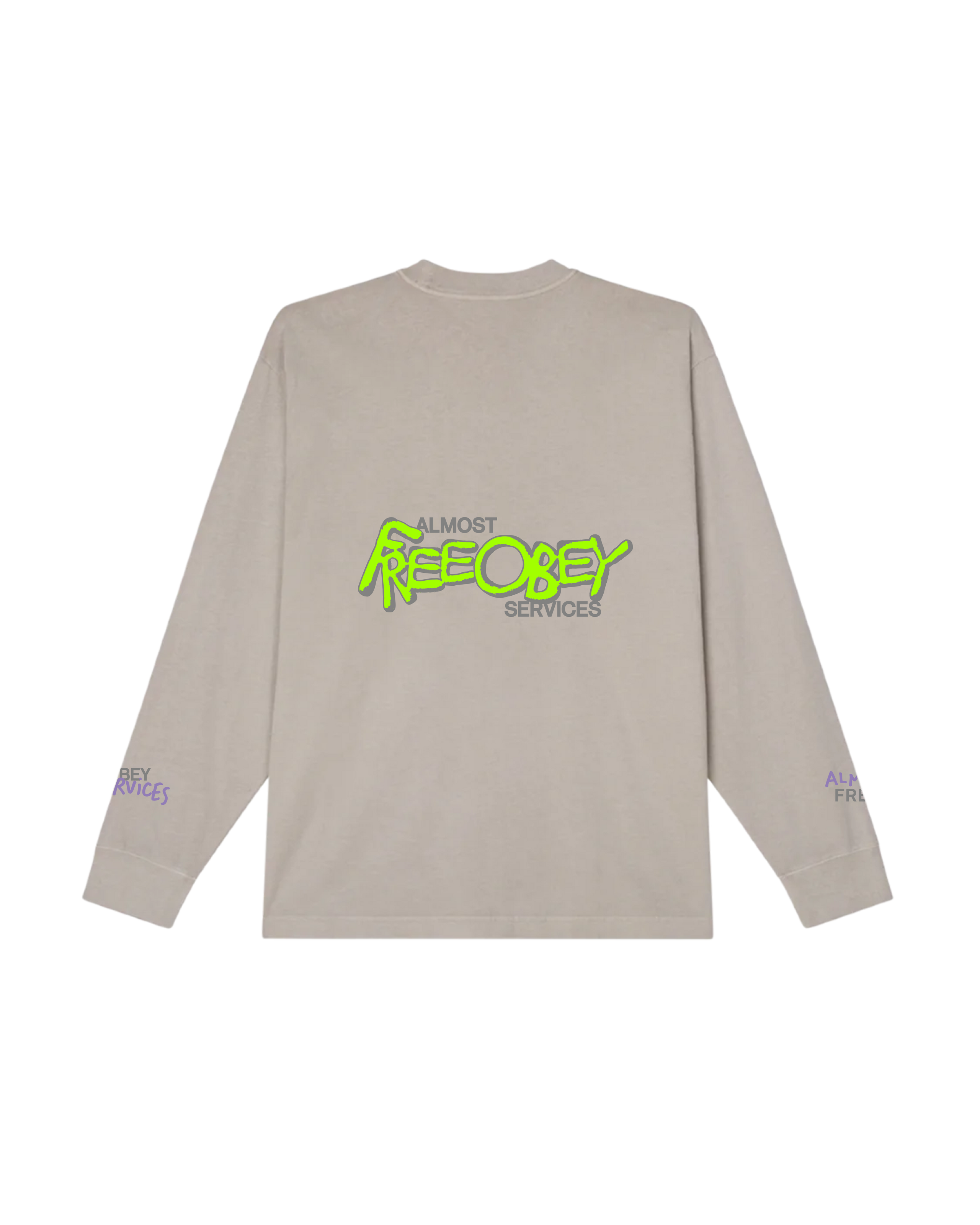 ALMOST FREE OBEY LS PIGMENT T-SHIRT (zoomed)