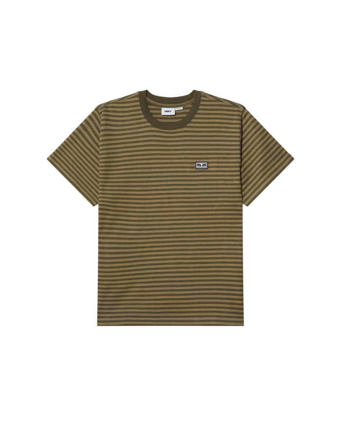 EST. WORKS EYES STRIPE T-SHIRT