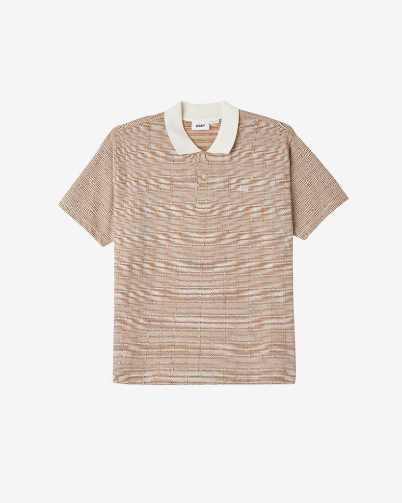 BIGWIG MATERIA POLO UNBLEACHED MULTI | OBEY Clothing