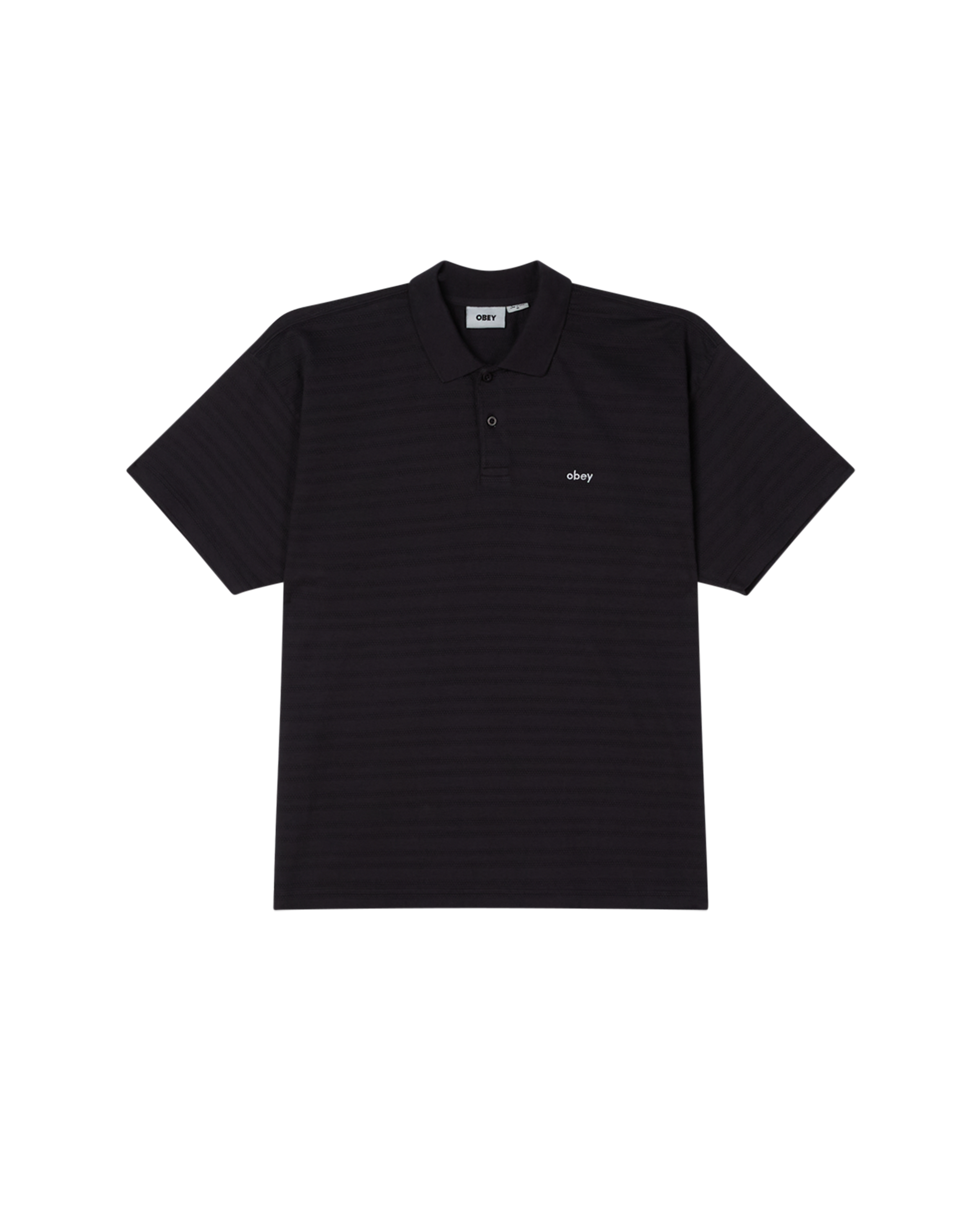 obey nash bigwig polo digital black (zoomed)