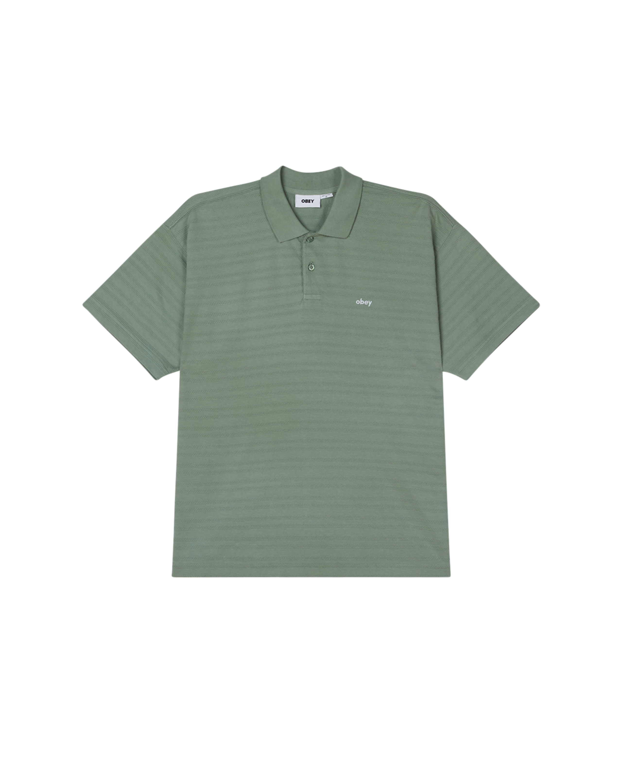 obey nash bigwig polo lily pad (zoomed)