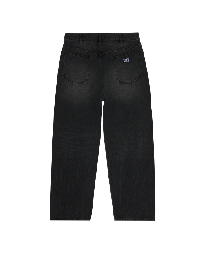 obey-bigwig-baggy-denim-heavy-vintage-black - alternate view