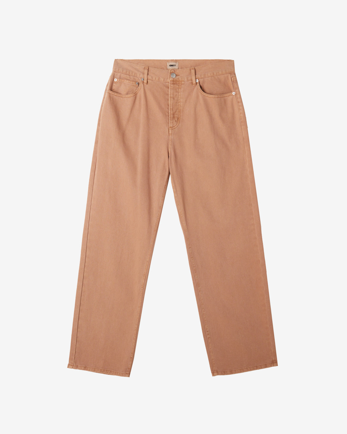 obey hardwork pigment denim pigment warm taupe (zoomed)