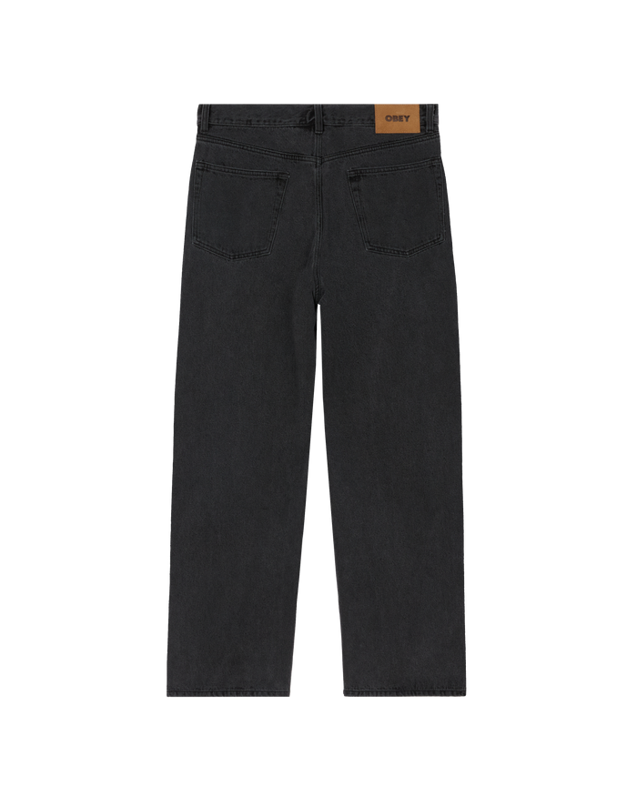 obey-classic-baggy-denim-black-ash - alternate view