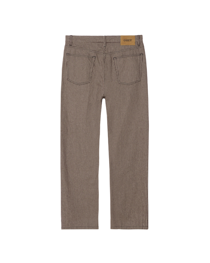 CLASSIC BAGGY PLAID DENIM - alternate view