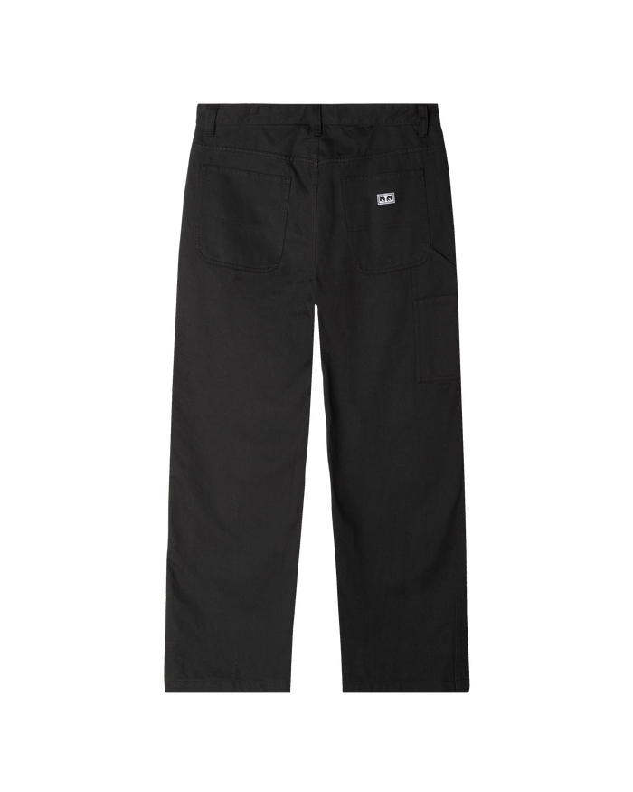 obey hardwork carpenter pant black - alternate view