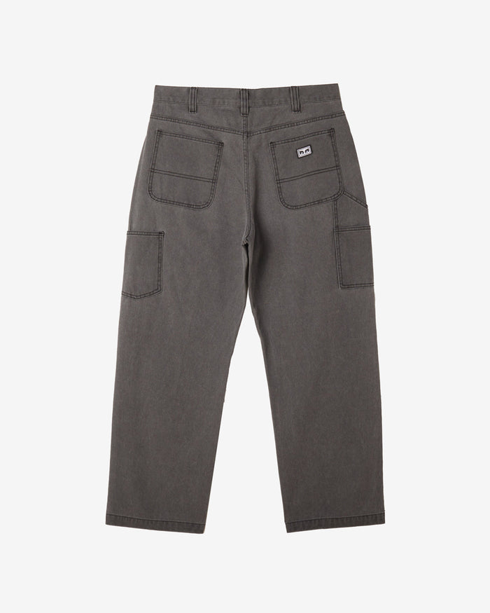 obey big timer carpenter pant pigment black - alternate view