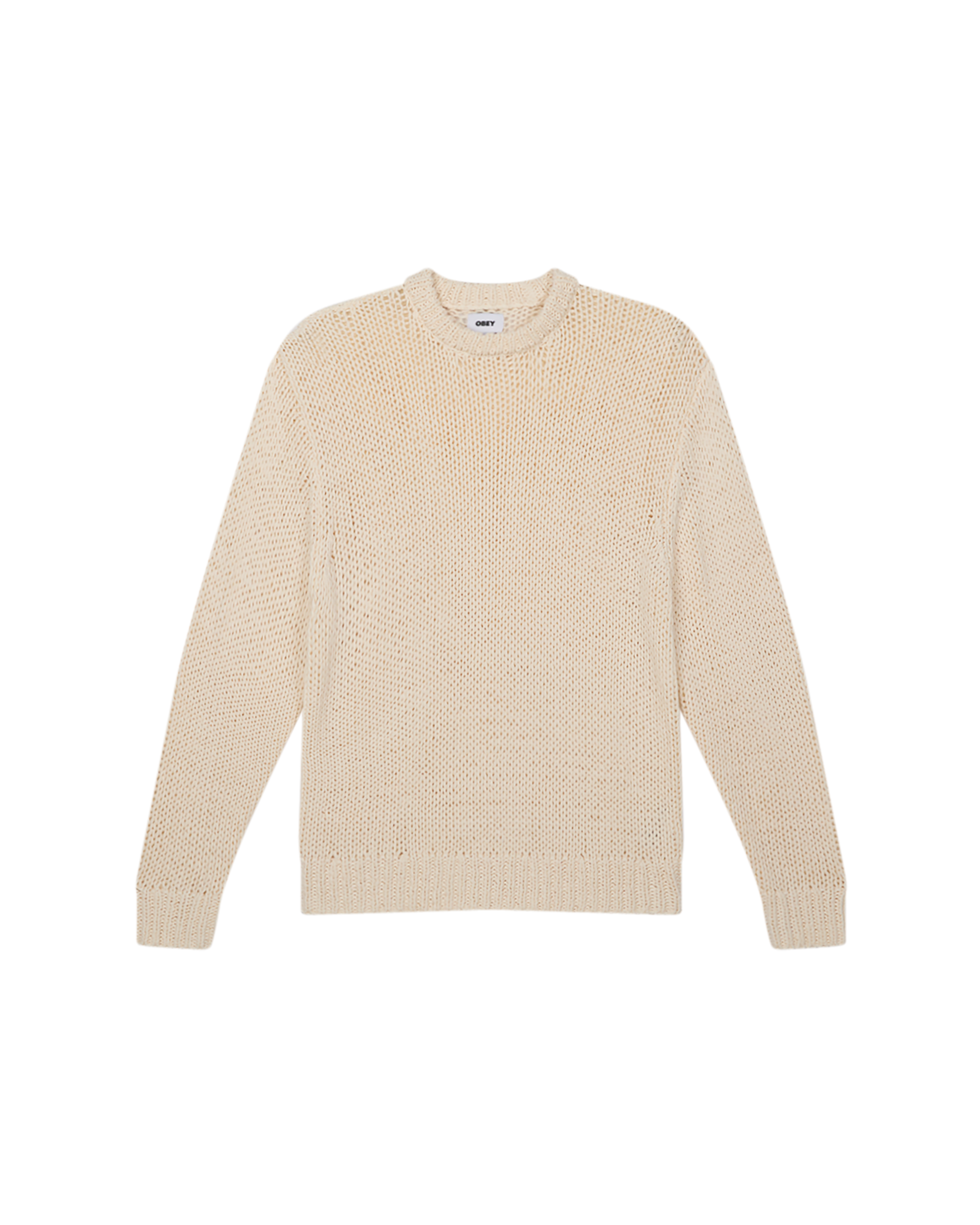 obey phim sweater unbleached (zoomed)