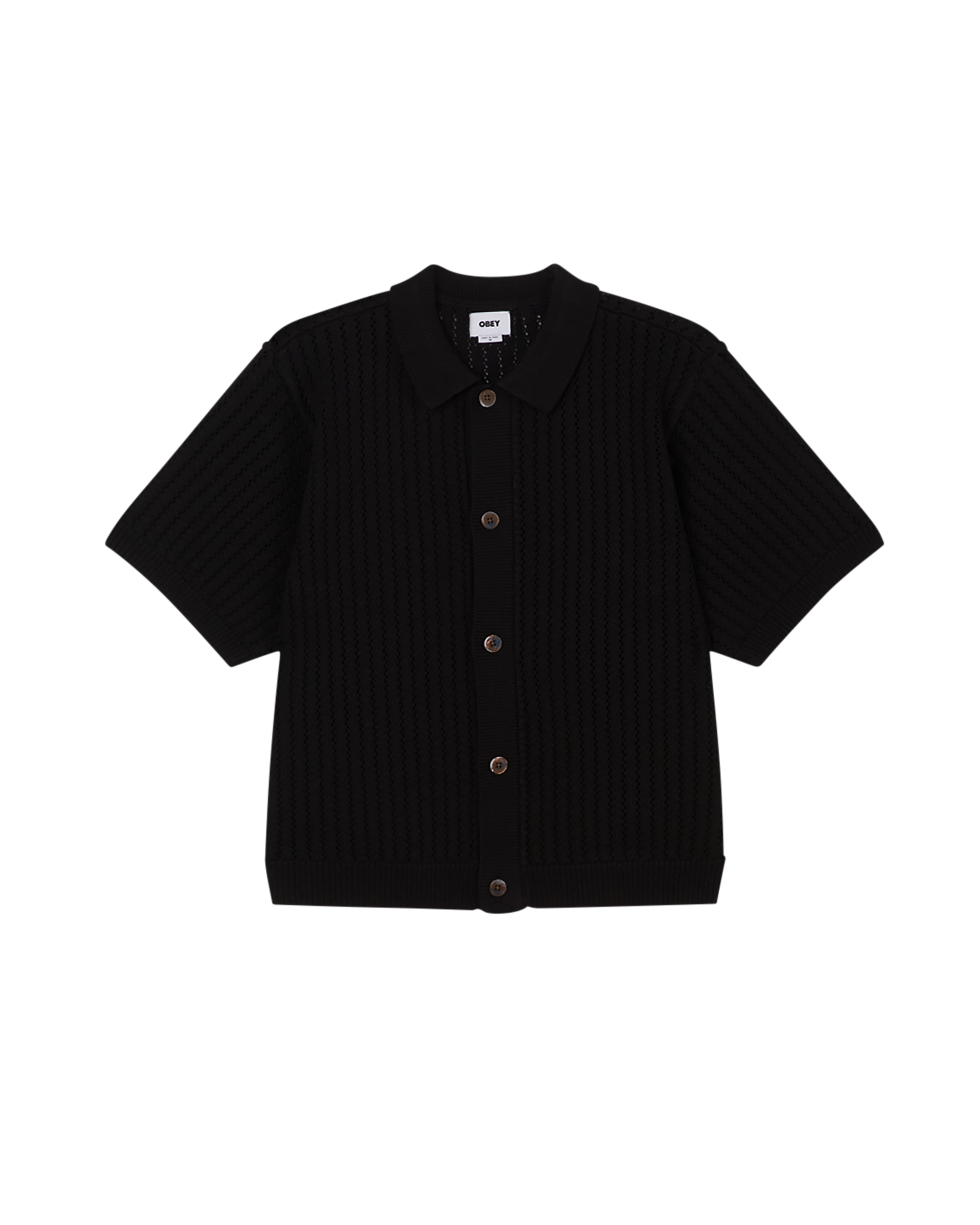 obey dez sweater shirt digital black (zoomed)