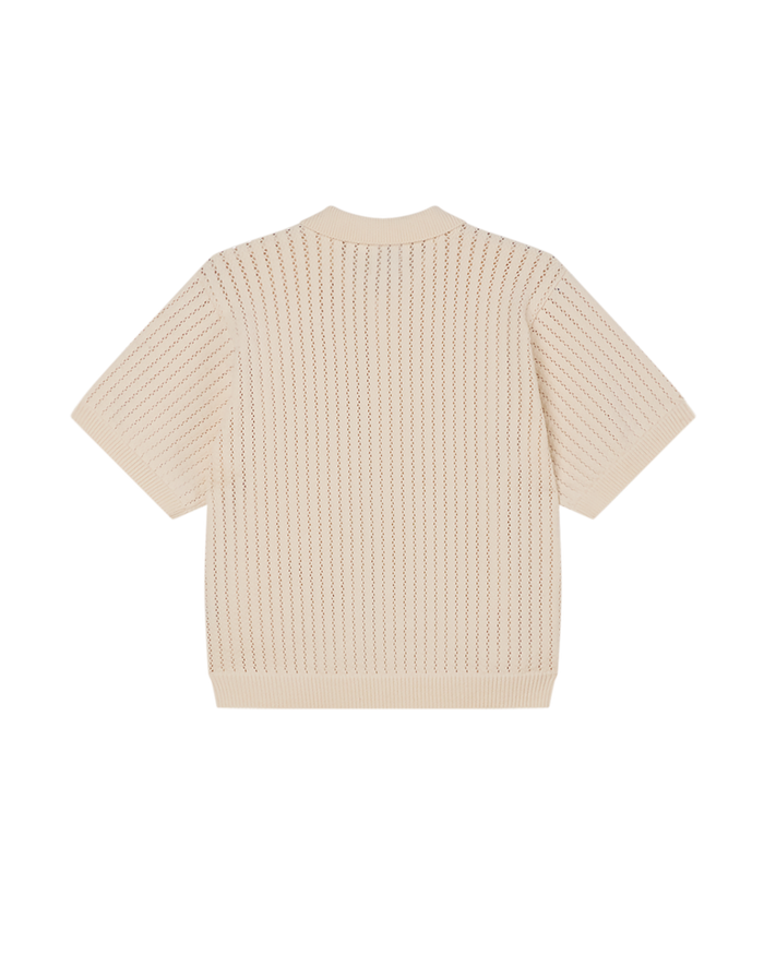obey dez sweater shirt unbleached - alternate view