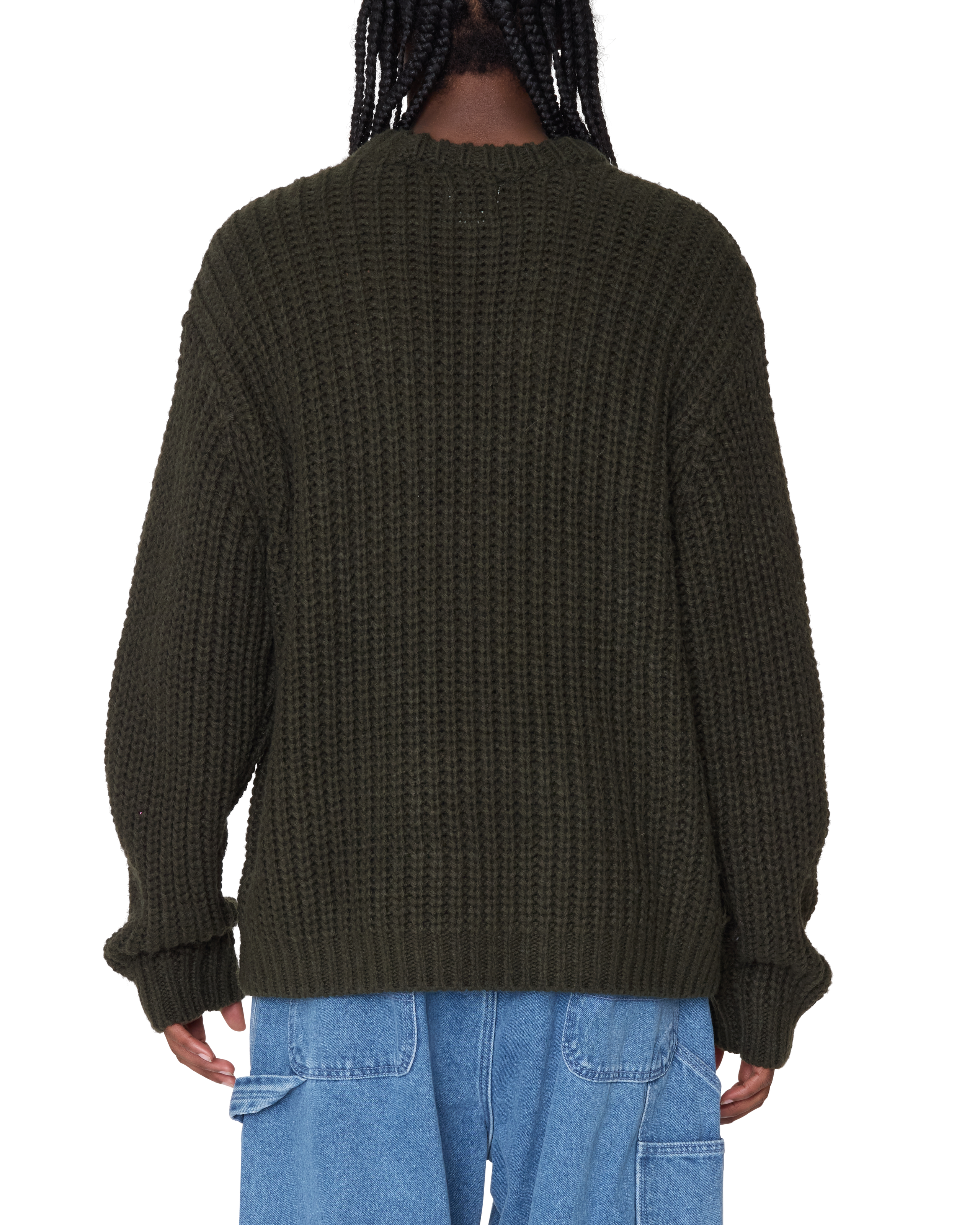 OBEY BOLD CHUNKY SWEATER (zoomed)