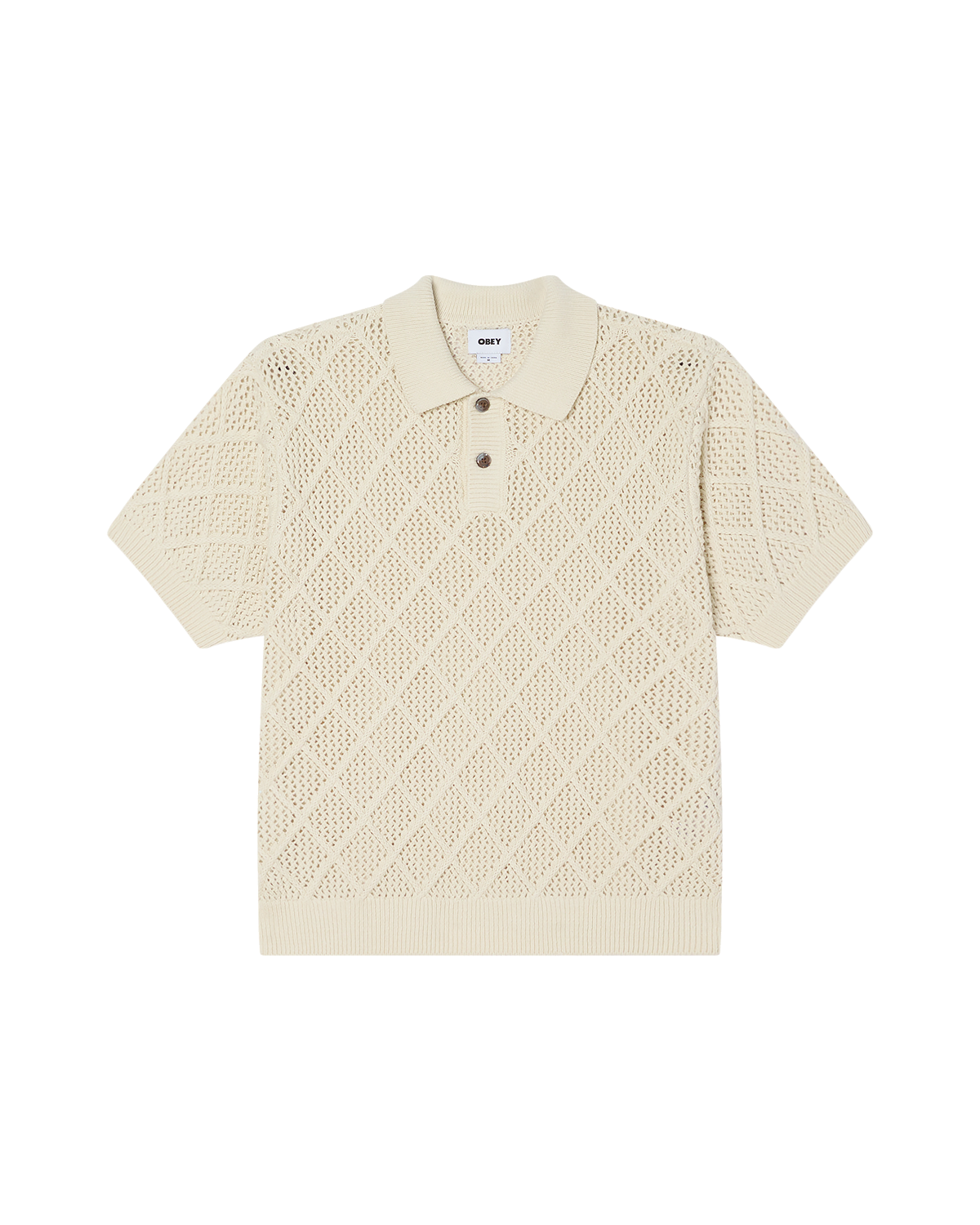 セオリー WAVE BOUCLE BOY POLO W ニット アイボリー Theory - Theory セオリー ポロシャツ ブラウン系 サイズ:M | 25春夏