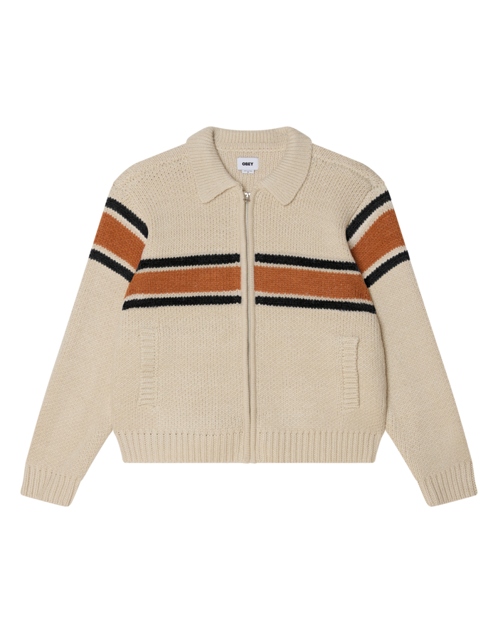 BERNARD ZIP UP SWEATER