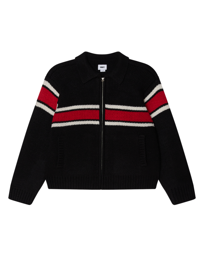 BERNARD ZIP UP SWEATER
