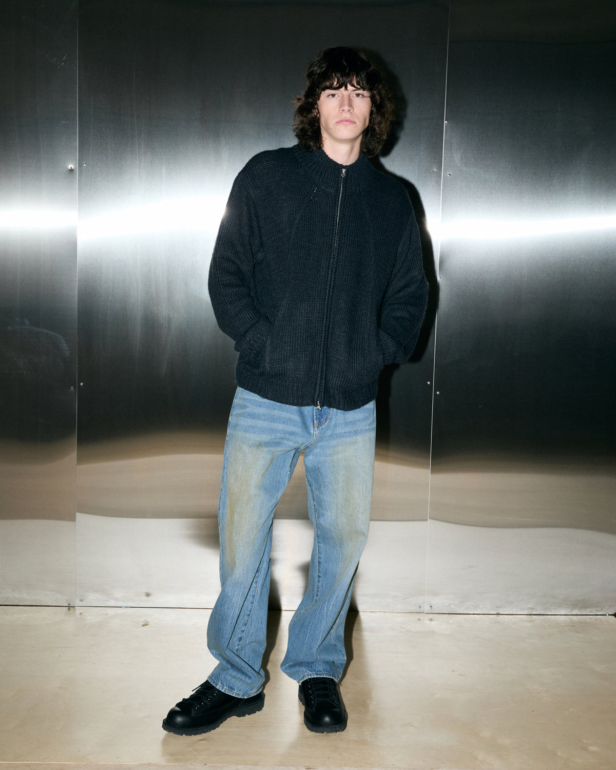 RYO ZIP UP CARDIGAN