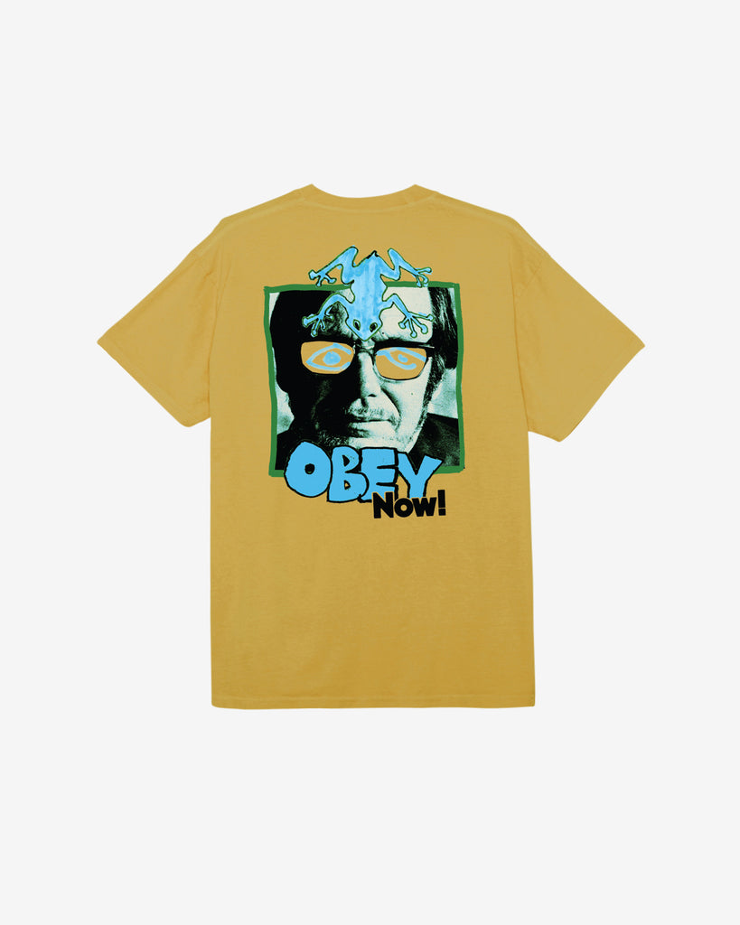 OBEY NOW! PIGMENT T-SHIRT PIGMENT SUNFLOWER | OBEY Clothing