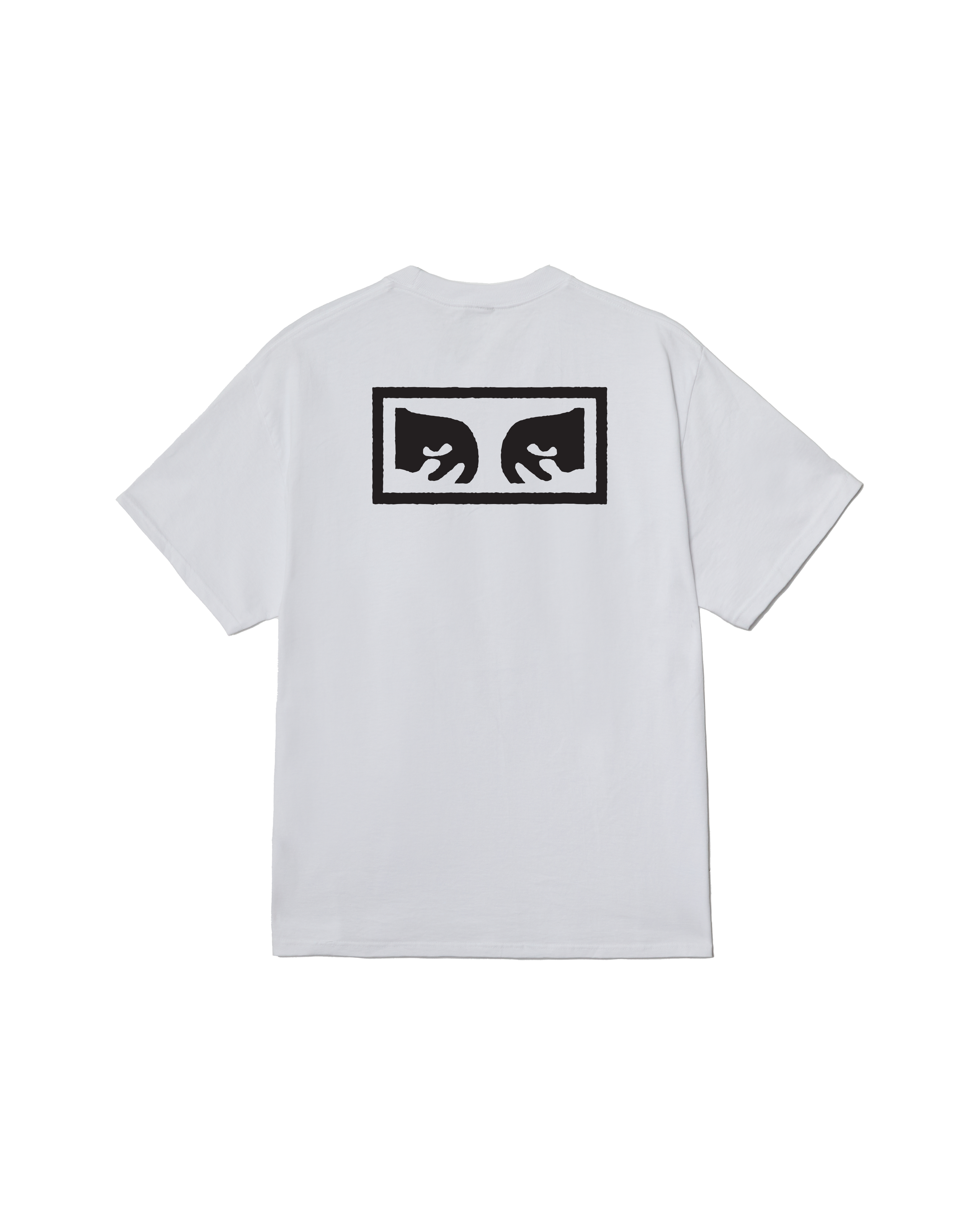 obey eyes iii classic t shirt white (zoomed)