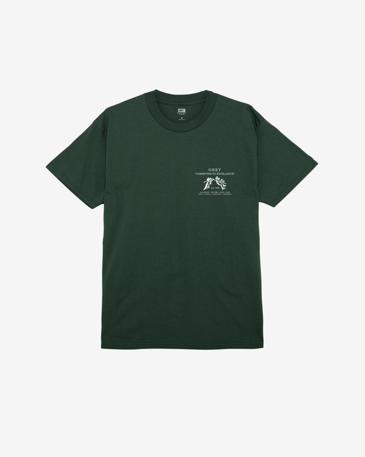 COMMITTED TO EXCELLENCE CLASSIC T-SHIRT FOREST GREEN