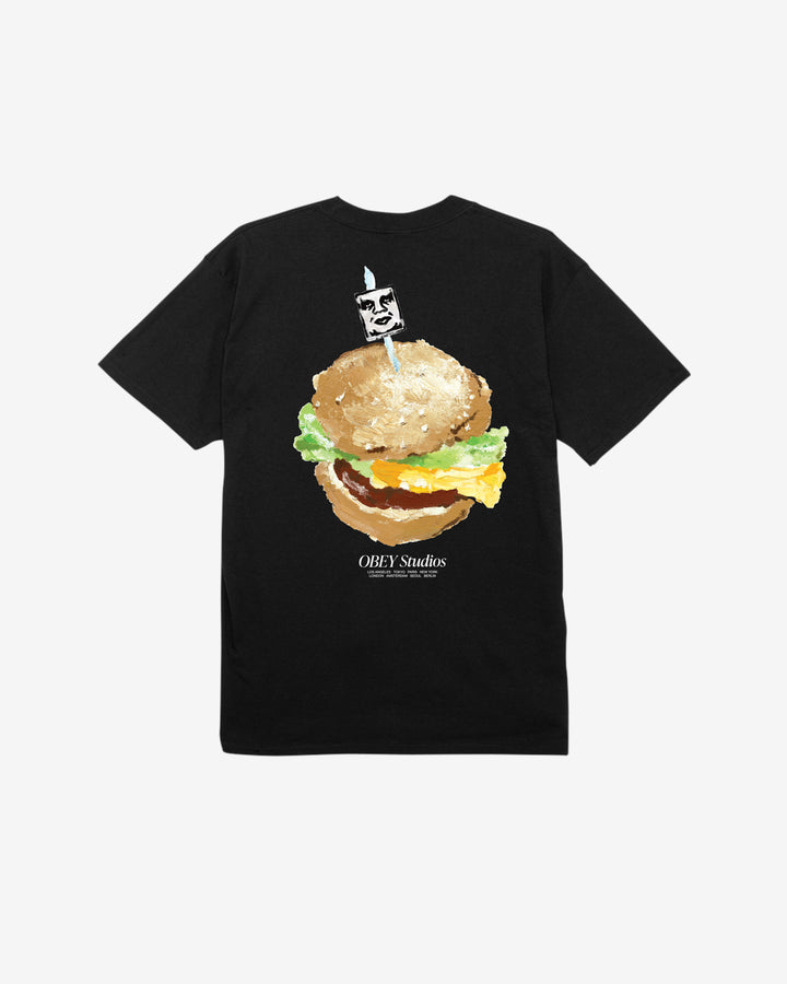 VISUAL FOOD FOR YOUR MIND CLASSIC T-SHIRT BLACK