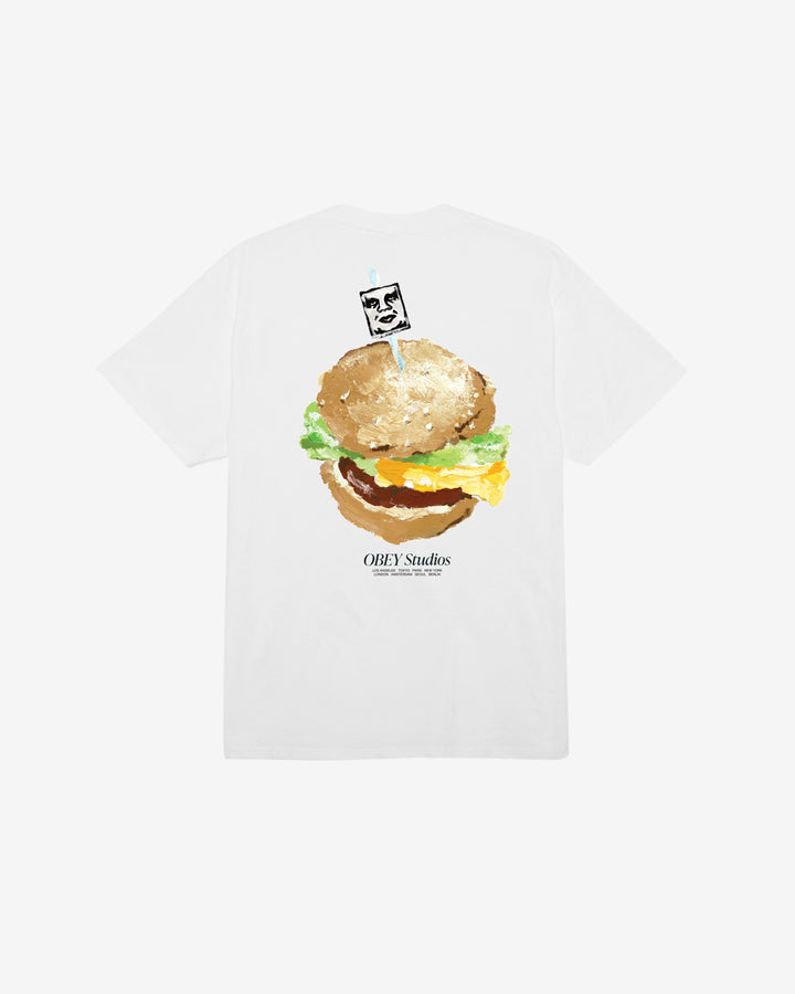 VISUAL FOOD FOR YOUR MIND CLASSIC T-SHIRT WHITE