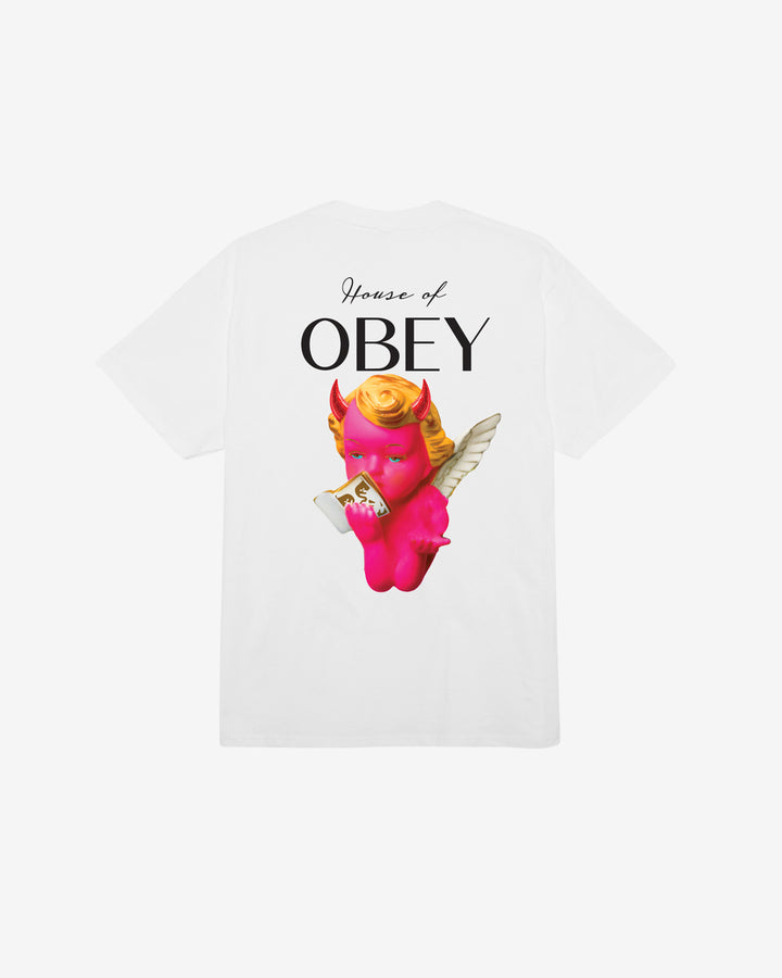 HOUSE OF OBEY CLASSIC T-SHIRT WHITE
