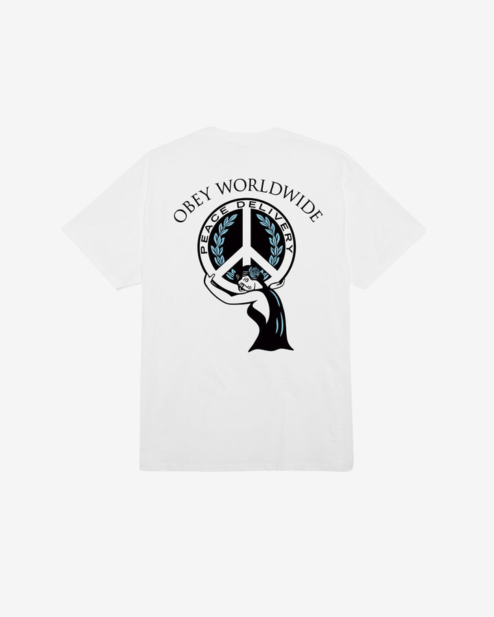 PEACE DELIVERY CLASSIC T-SHIRT WHITE