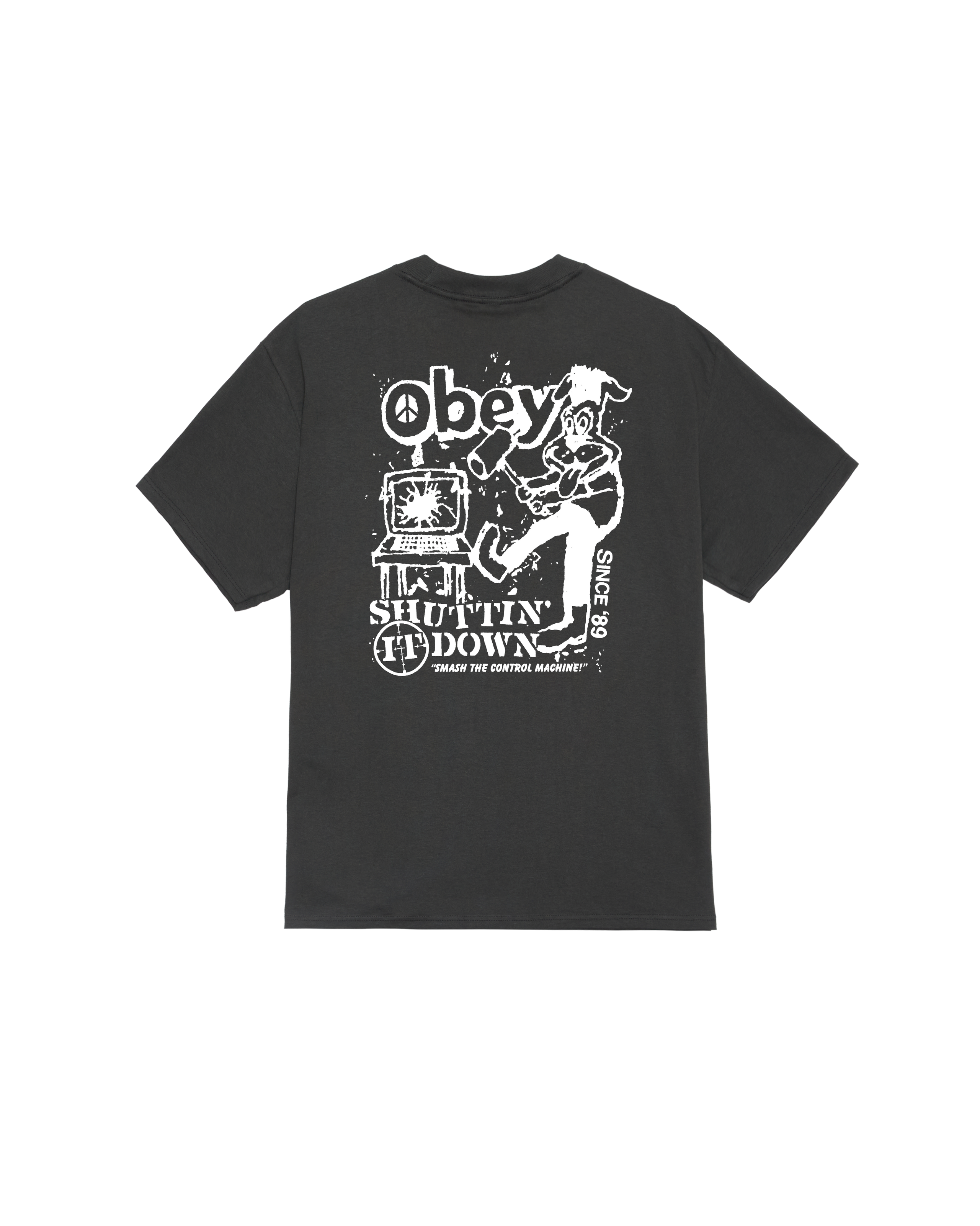 SMASH THE CONTROL MACHINE CLASSIC T-SHIRT (zoomed)