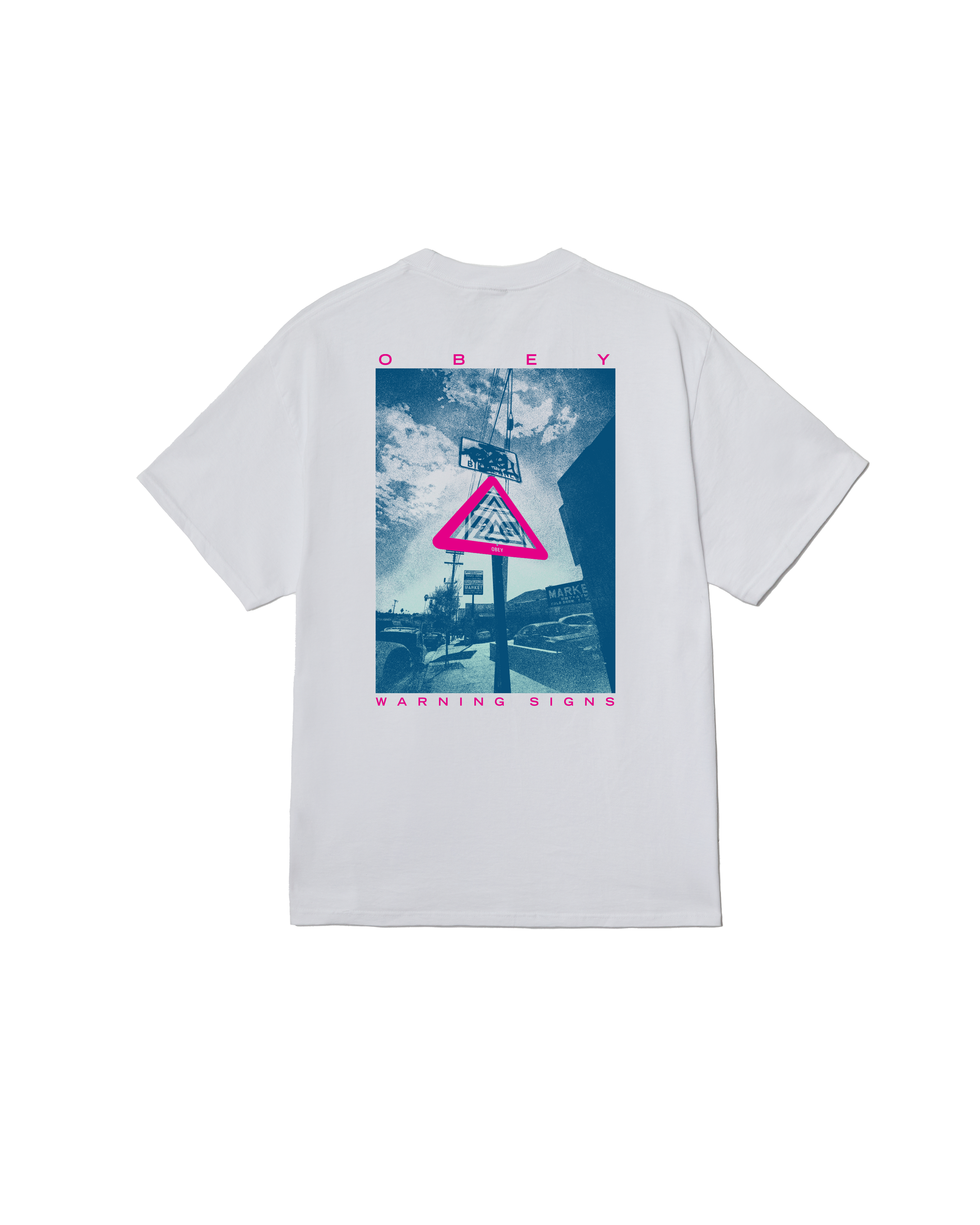 WARNING SIGN CLASSIC T-SHIRT (zoomed)