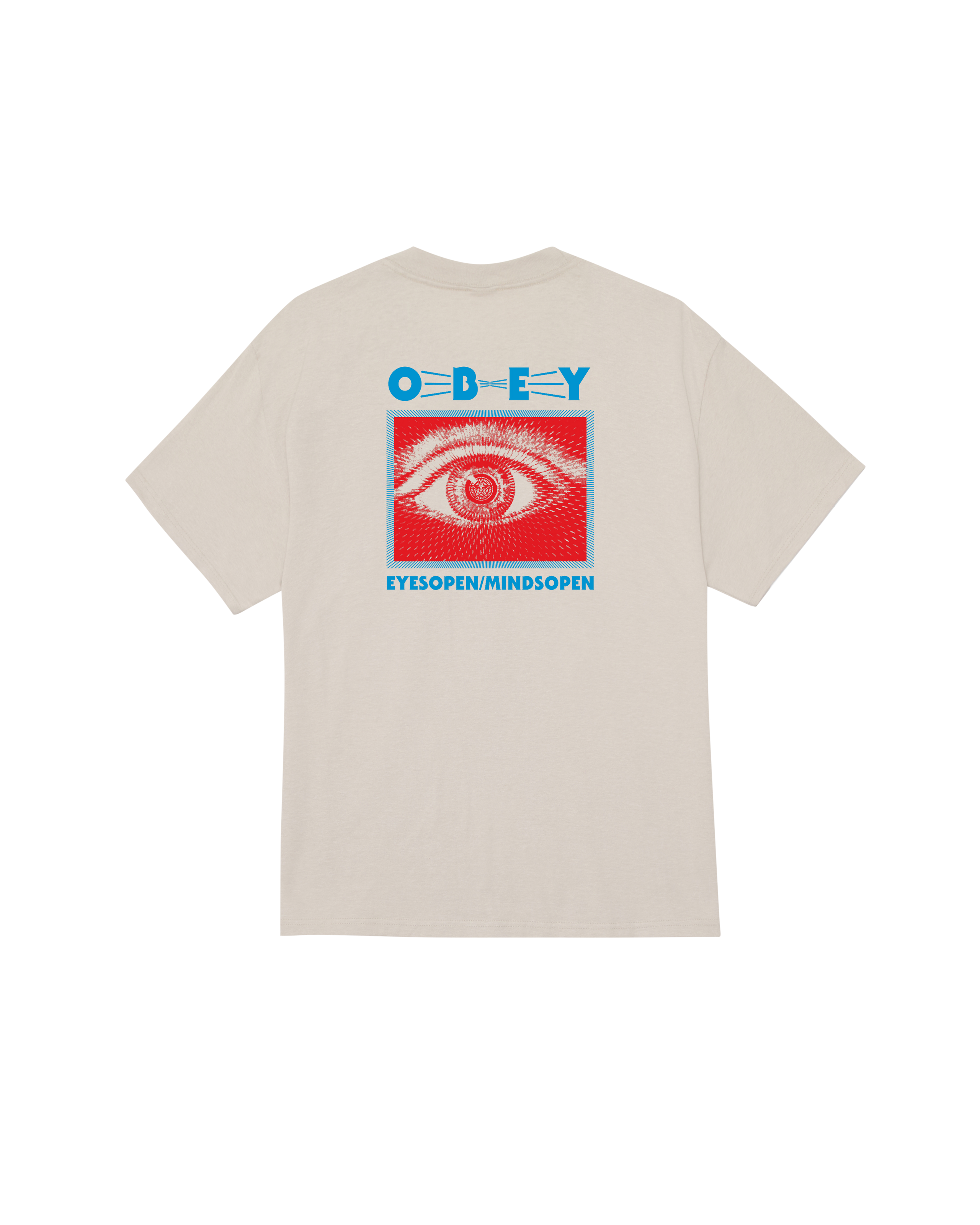 EYES OPEN MINDS OPEN CLASSIC T-SHIRT (zoomed)