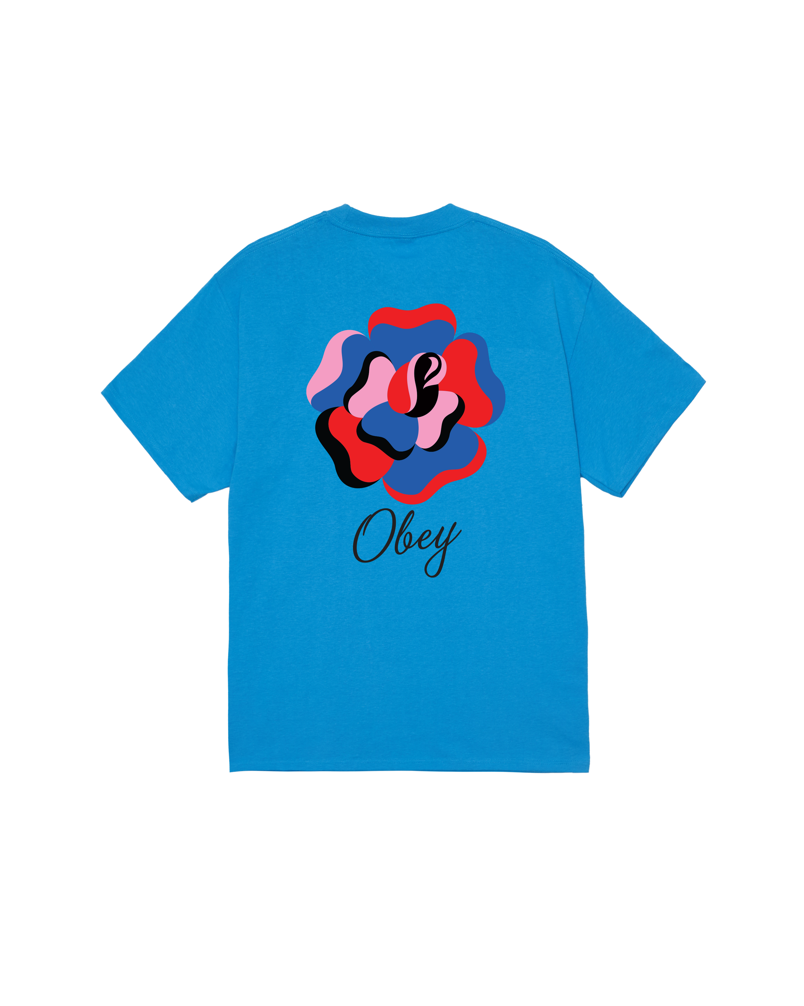 obey-paper-rose-classic-t-shirt-azure-blue (zoomed)