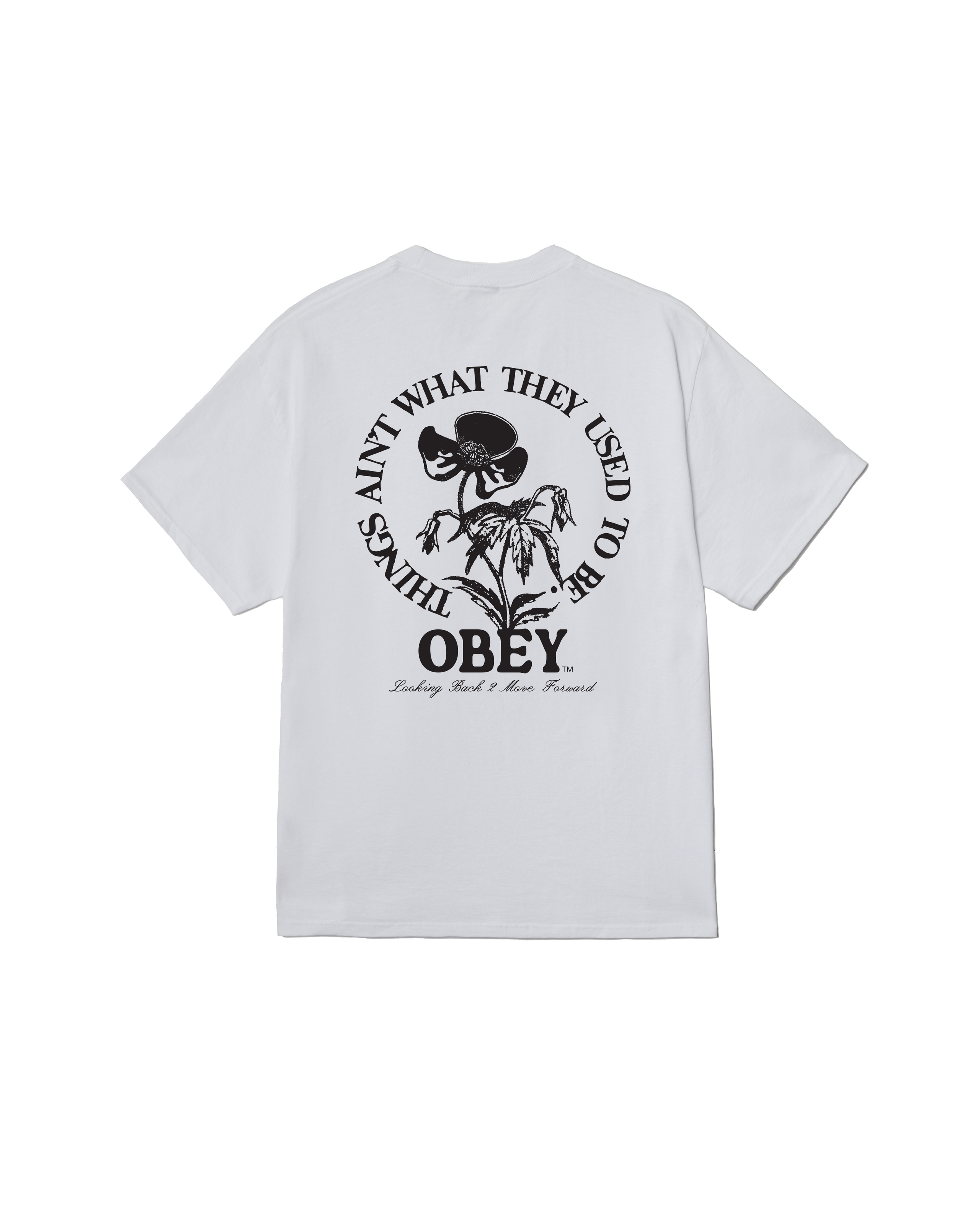 obey move forward classic t-shirt white (zoomed)