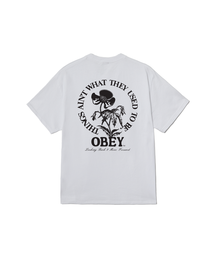 obey move forward classic t-shirt white
